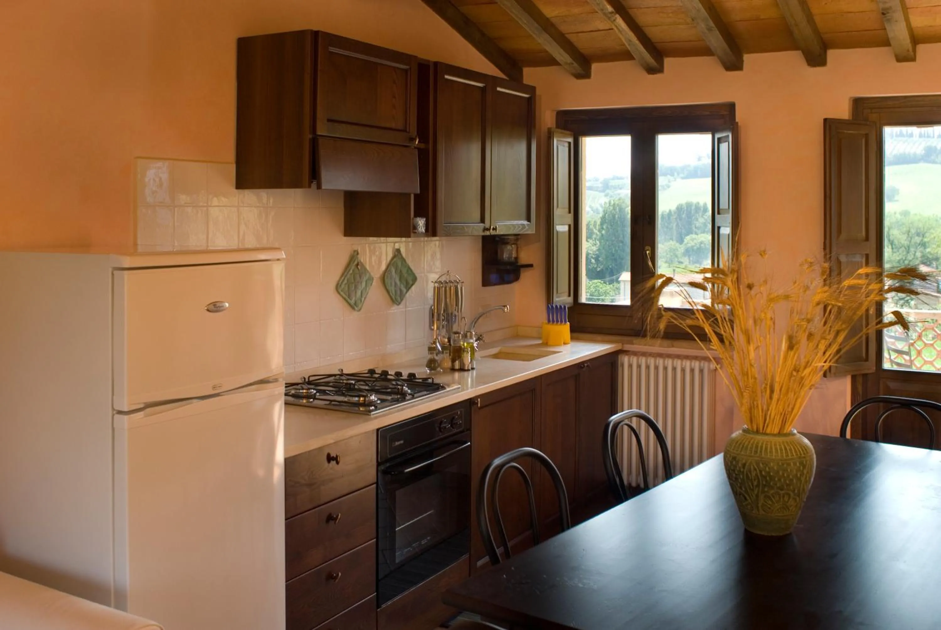 Kitchen or kitchenette in Borgo Le Capannelle