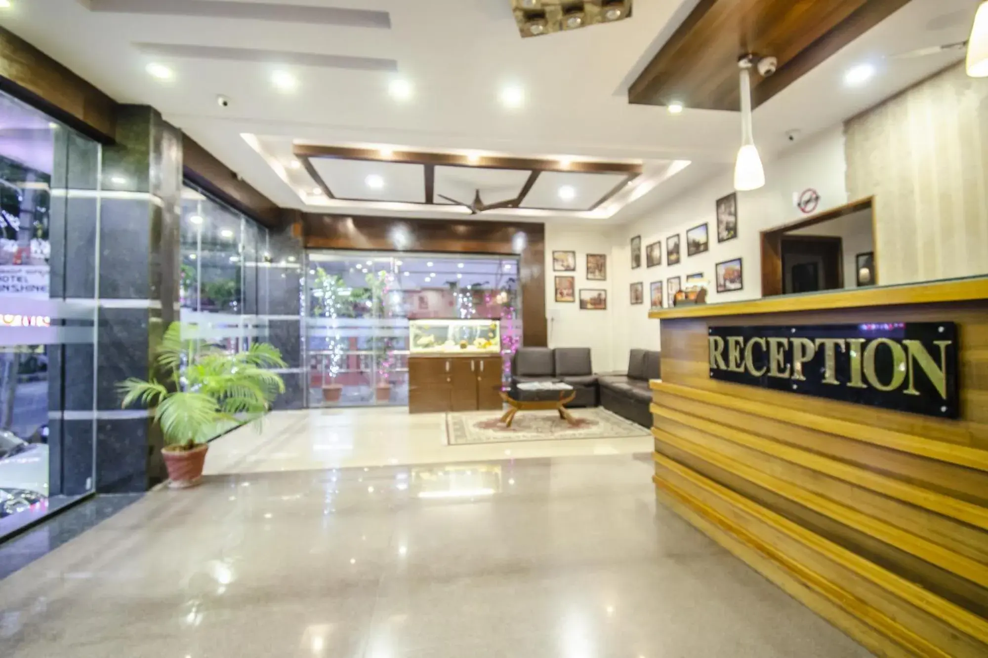 Lobby or reception in Hotel Sunshine Lobby or reception in Hotel Sunshine