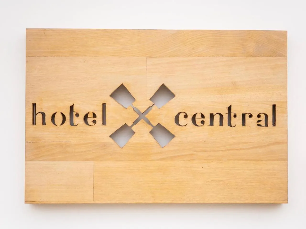 Property logo or sign in Hotel Central Santa Maria