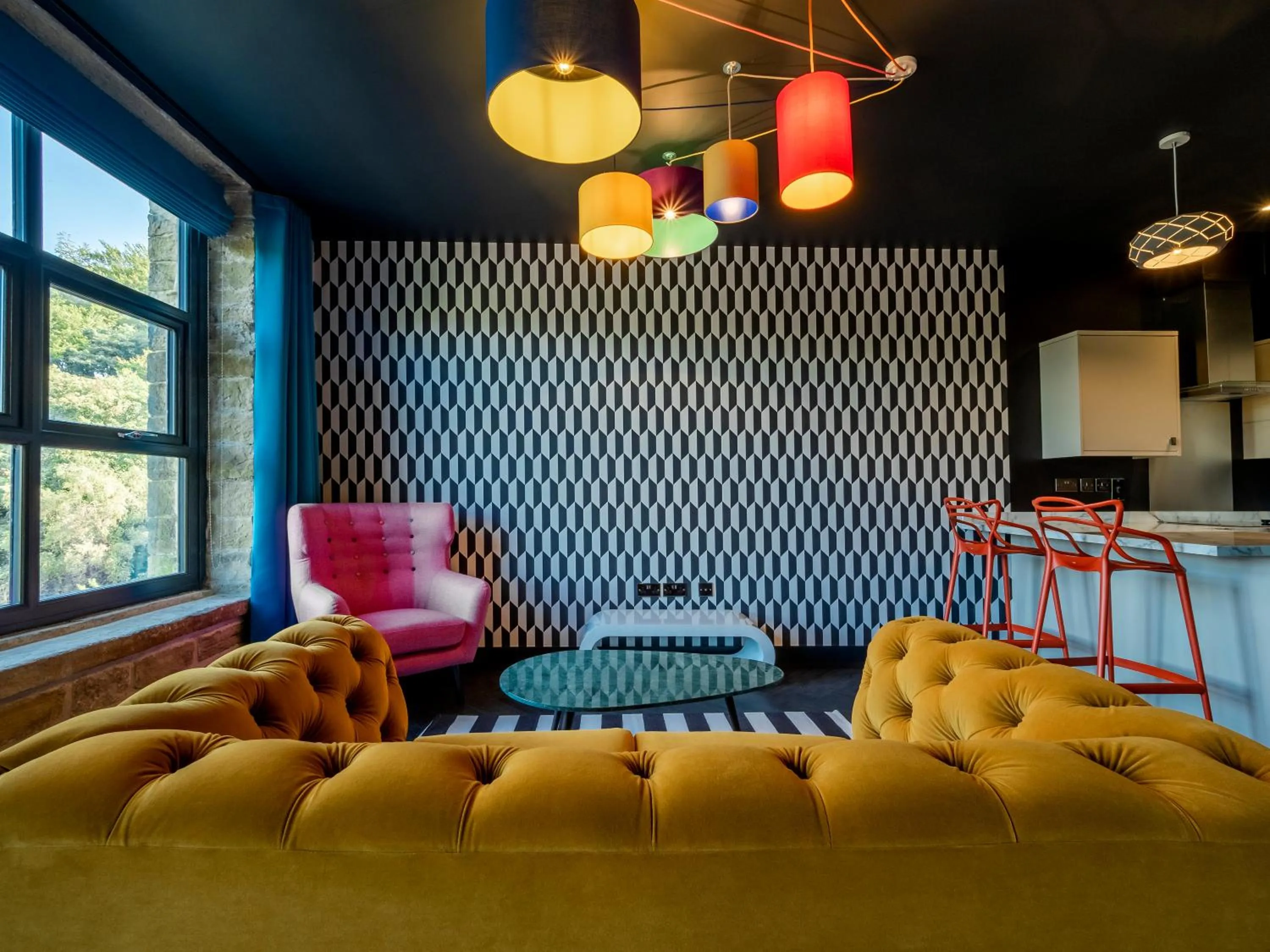 Living room in Bowers Mill Aparthotel