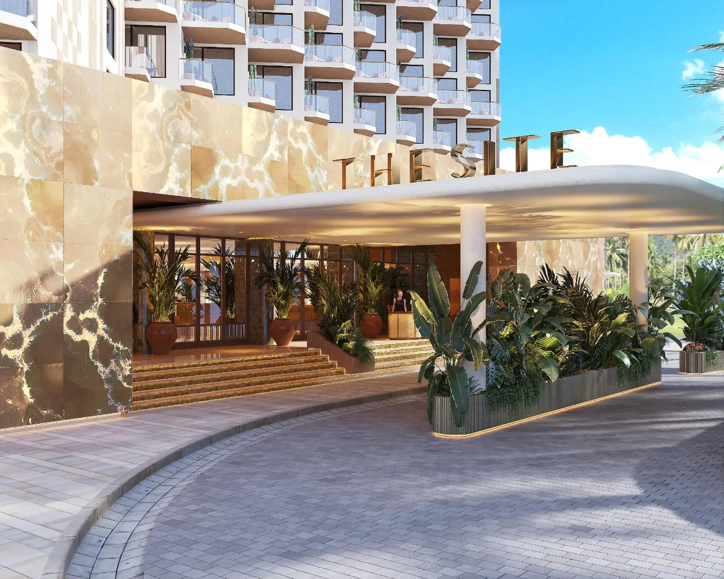 Property building in The Site Hotel Ibiza New Opening 2026 Property building in The Site Hotel Ibiza New Opening 2026