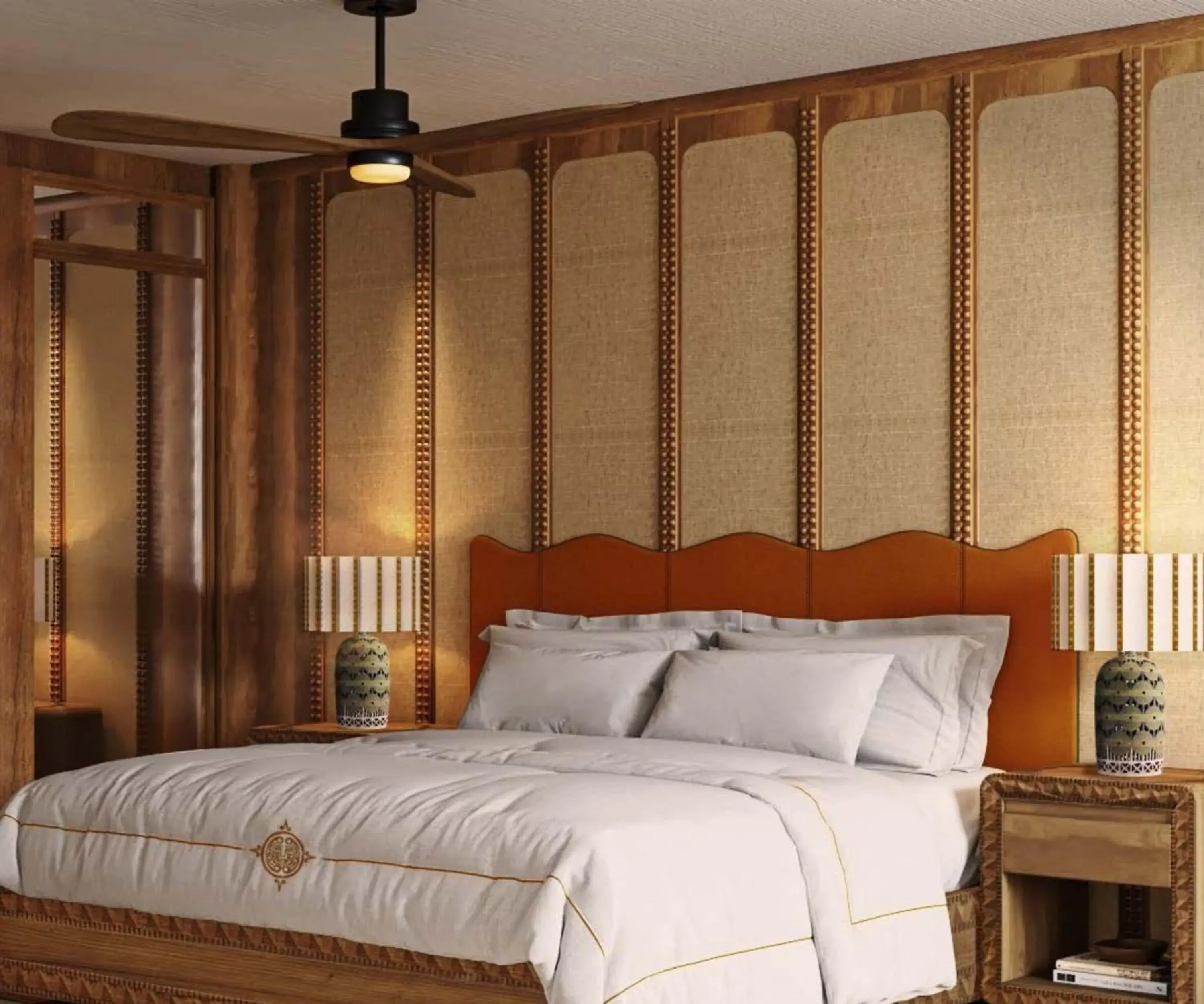 Bed in The Site Hotel Ibiza New Opening 2026 Bed in The Site Hotel Ibiza New Opening 2026