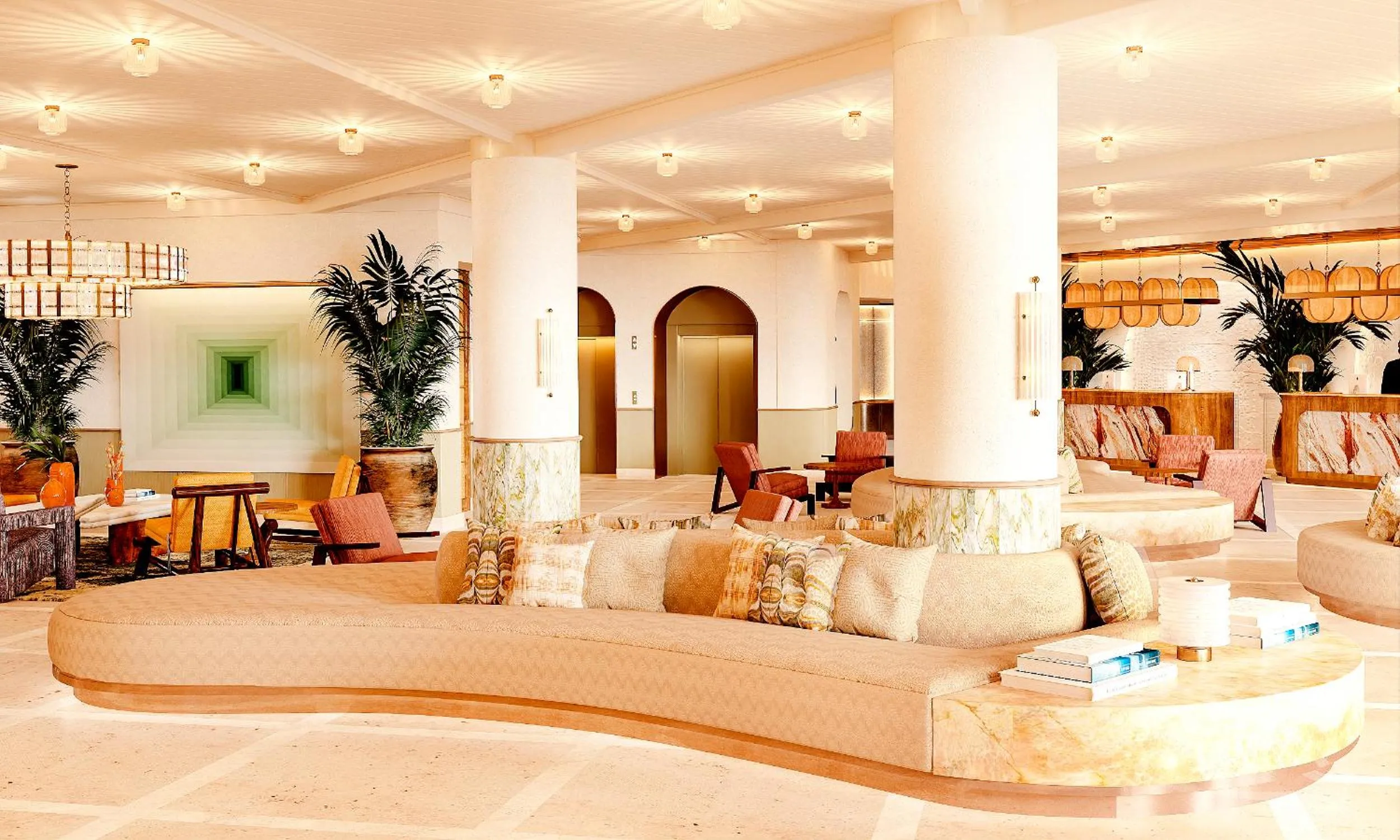 Lobby or reception in The Site Hotel Ibiza New Opening 2026