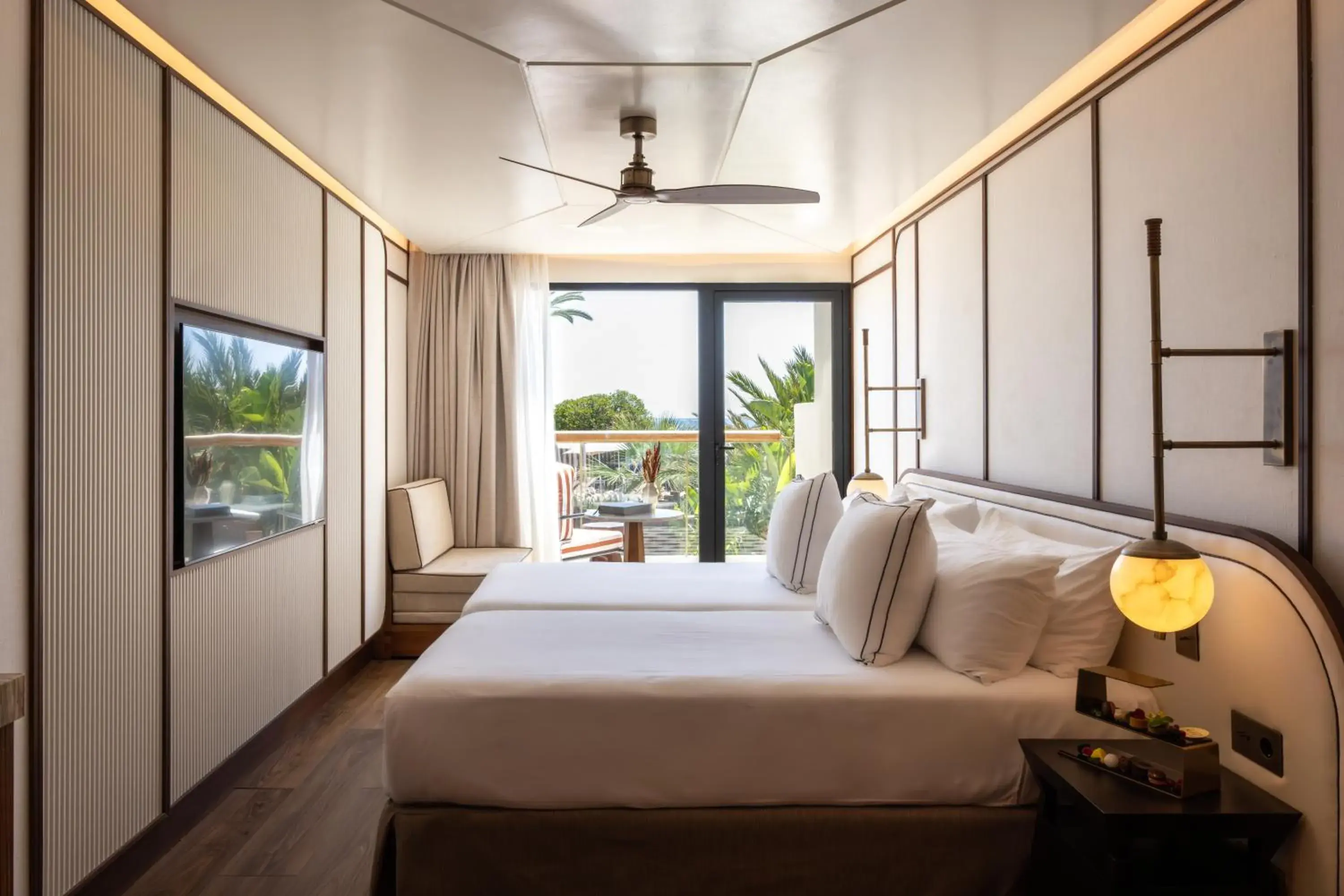 Bed in The Site Hotel Ibiza New Opening 2026 Bed in The Site Hotel Ibiza New Opening 2026