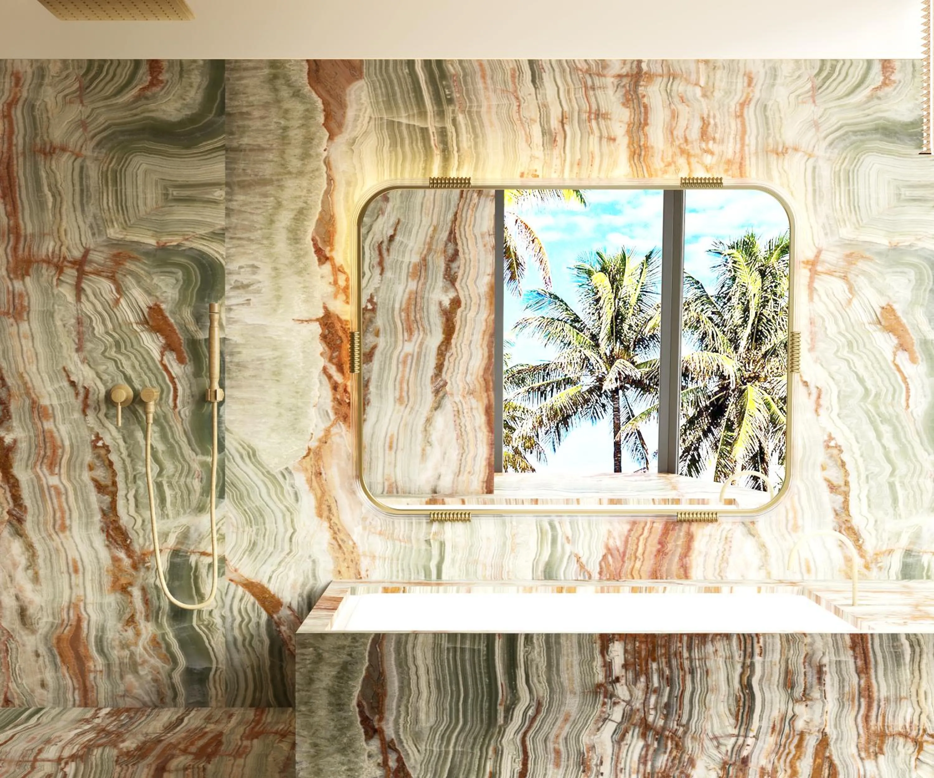 Bathroom in The Site Hotel Ibiza New Opening 2026