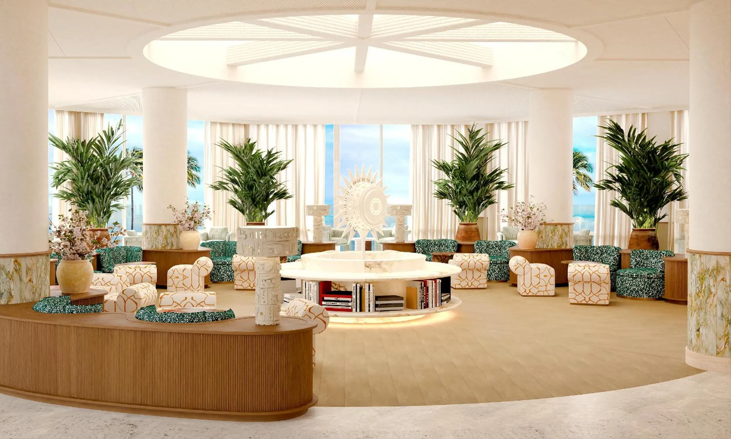 Lobby or reception in The Site Hotel Ibiza New Opening 2026