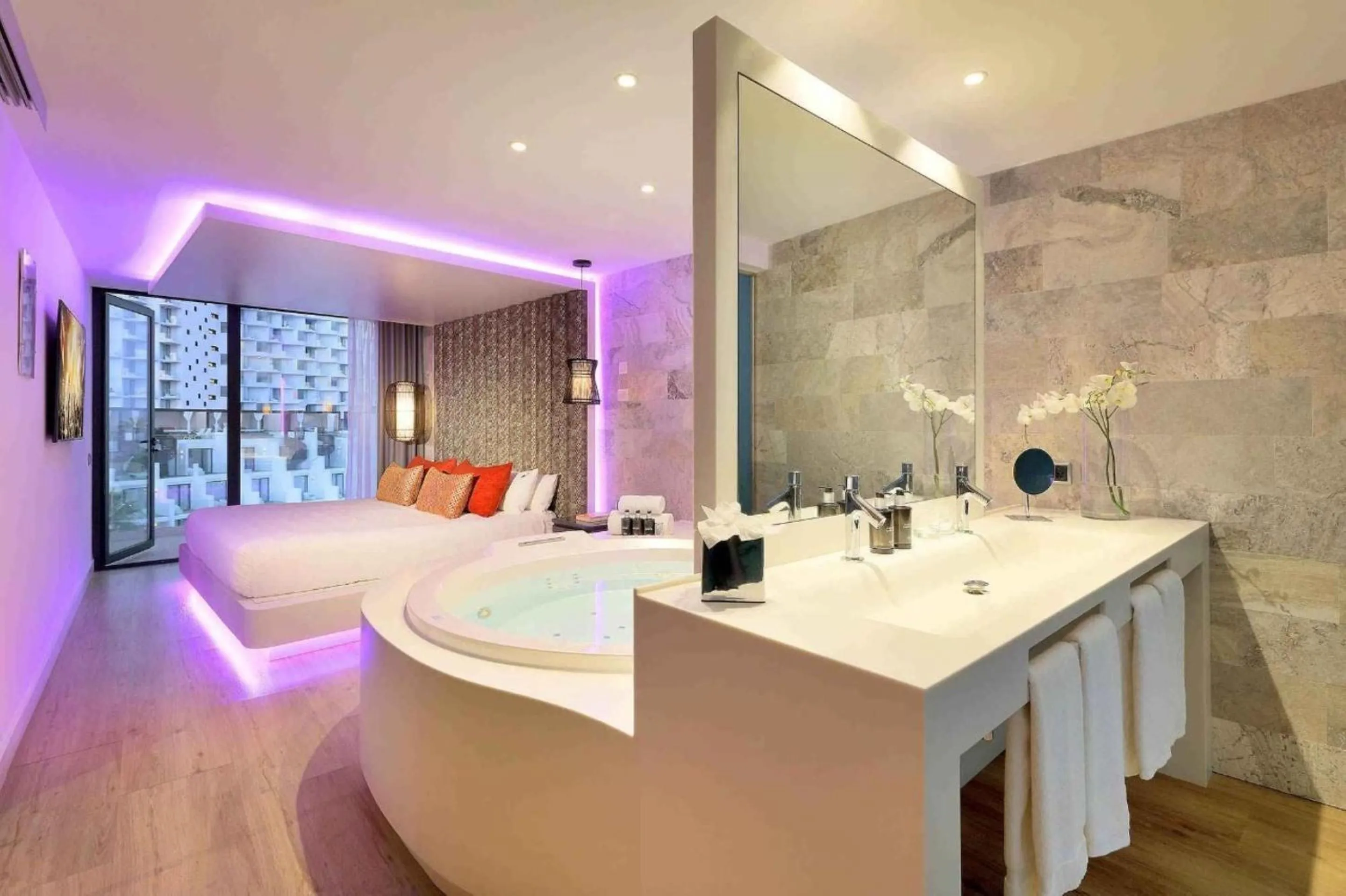 Bed in Hard Rock Hotel Ibiza