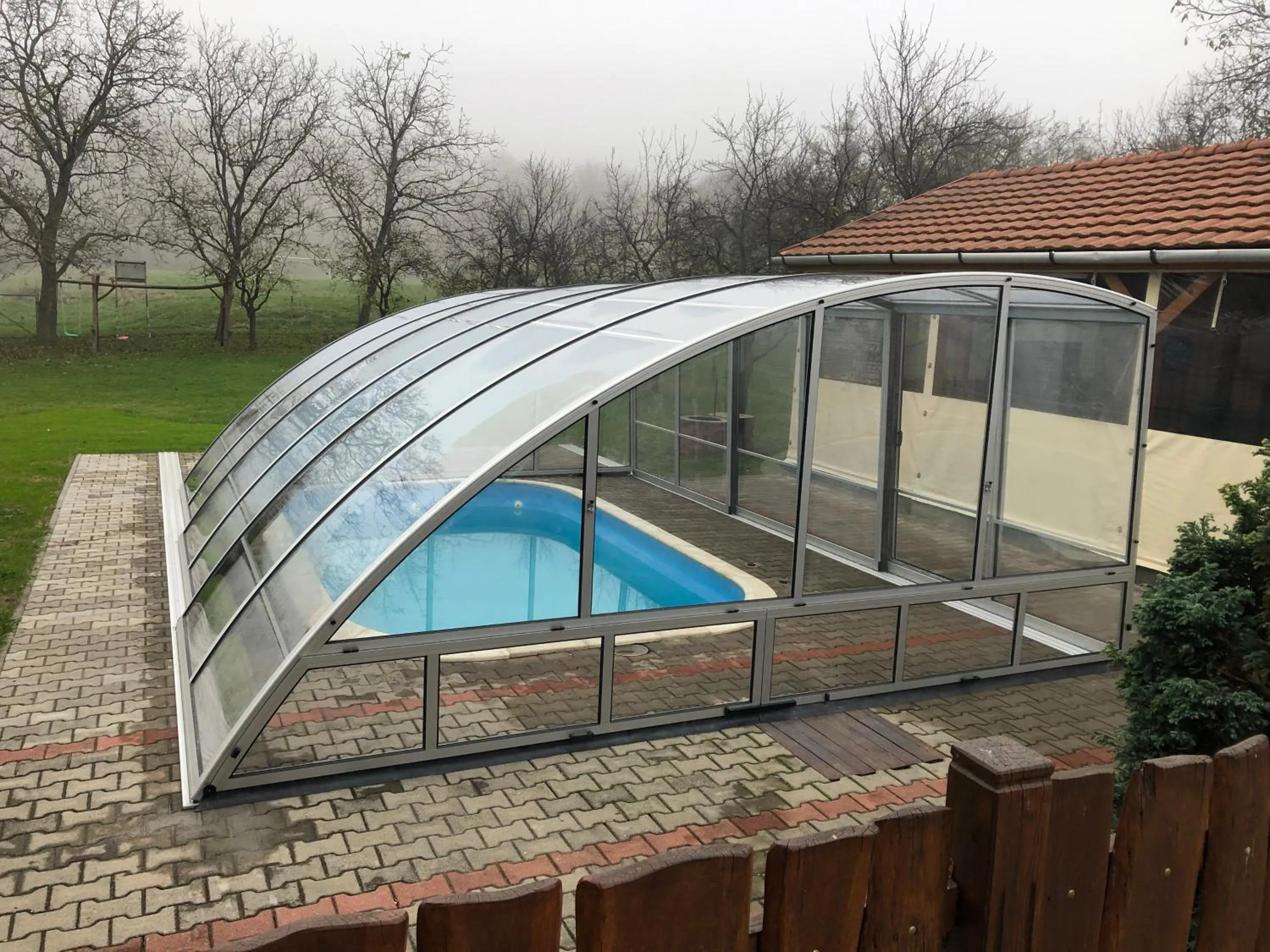 Swimming pool in Korona Panzió