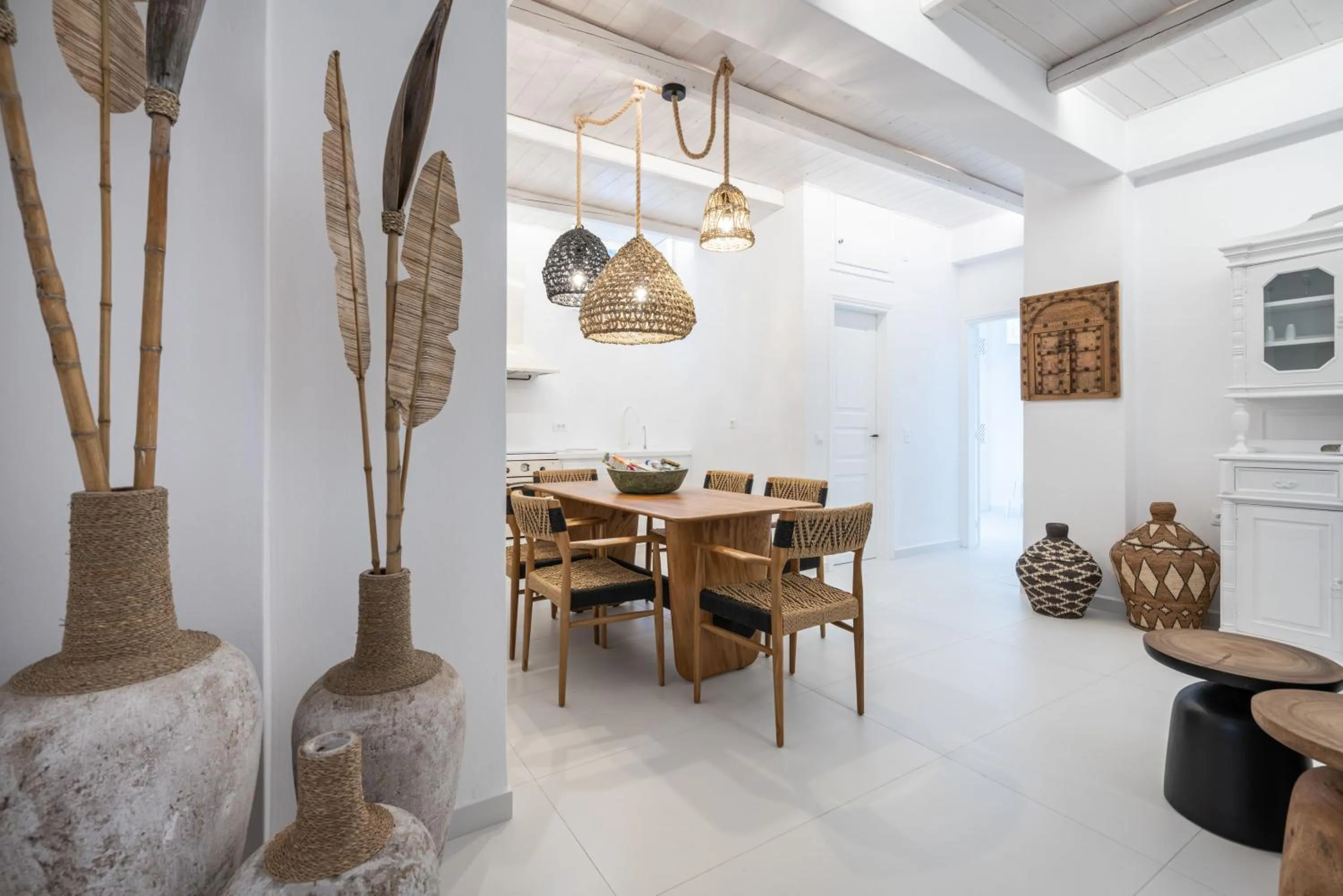 Dining area in Oia Sunset Villas