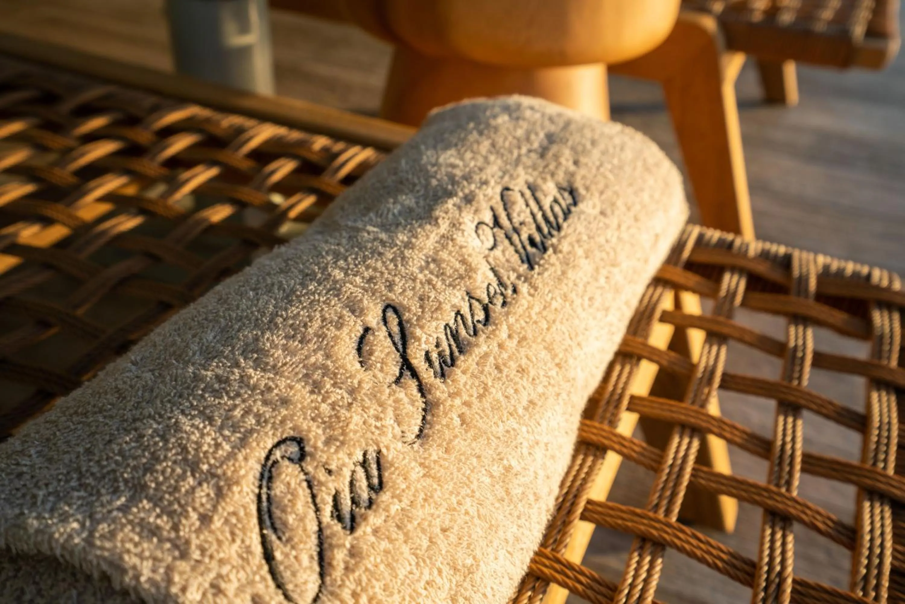 towels in Oia Sunset Villas