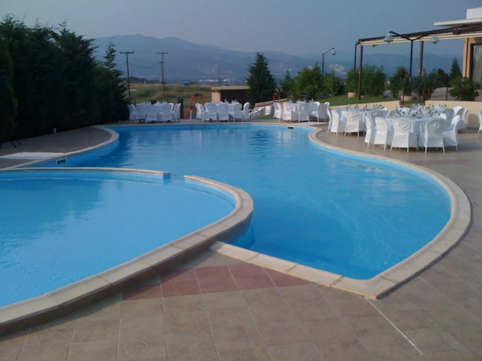 Swimming pool in Achillio Hotel