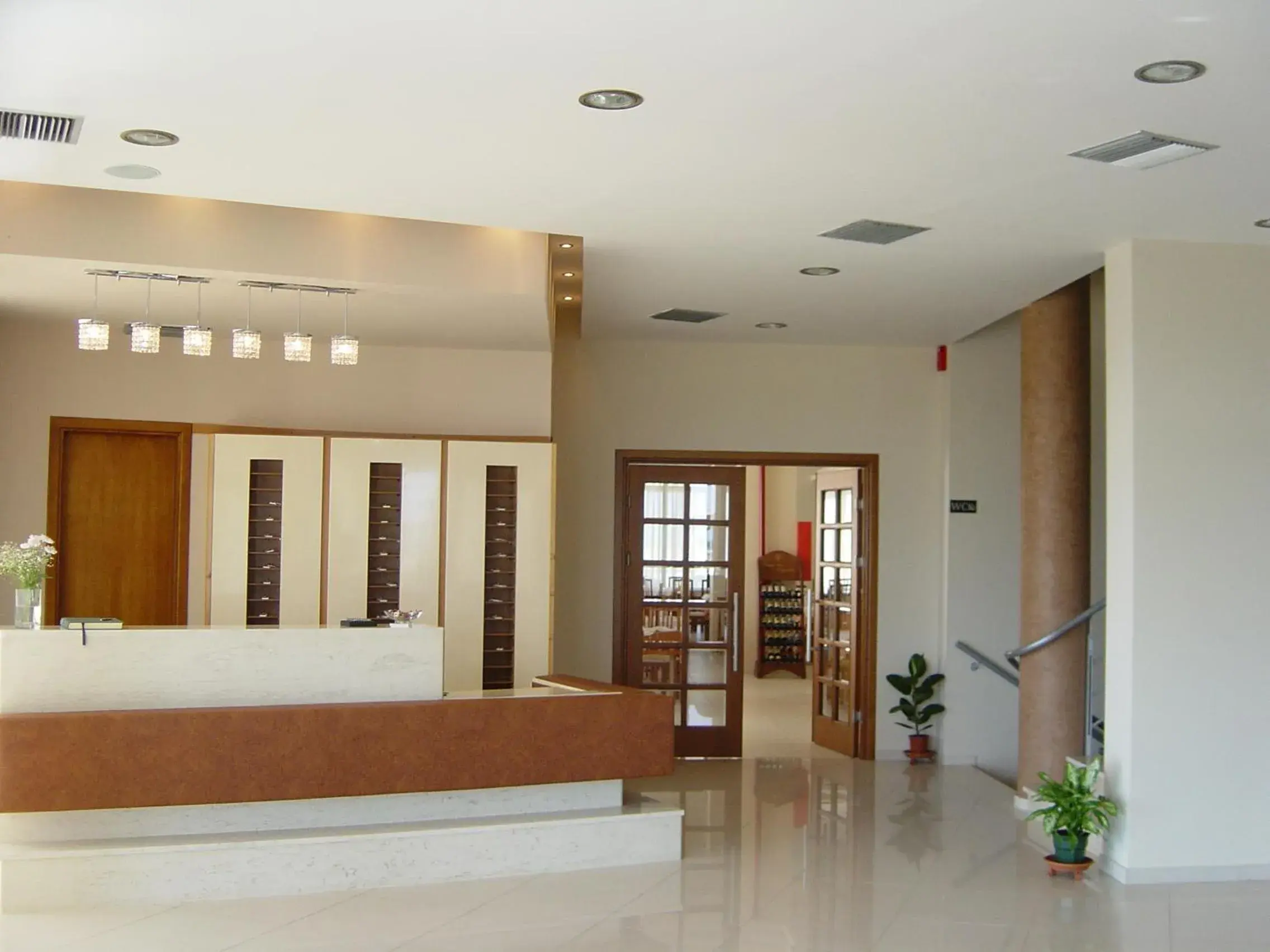 Lobby or reception, Bed in Achillio Hotel Lobby or reception, Bed in Achillio Hotel