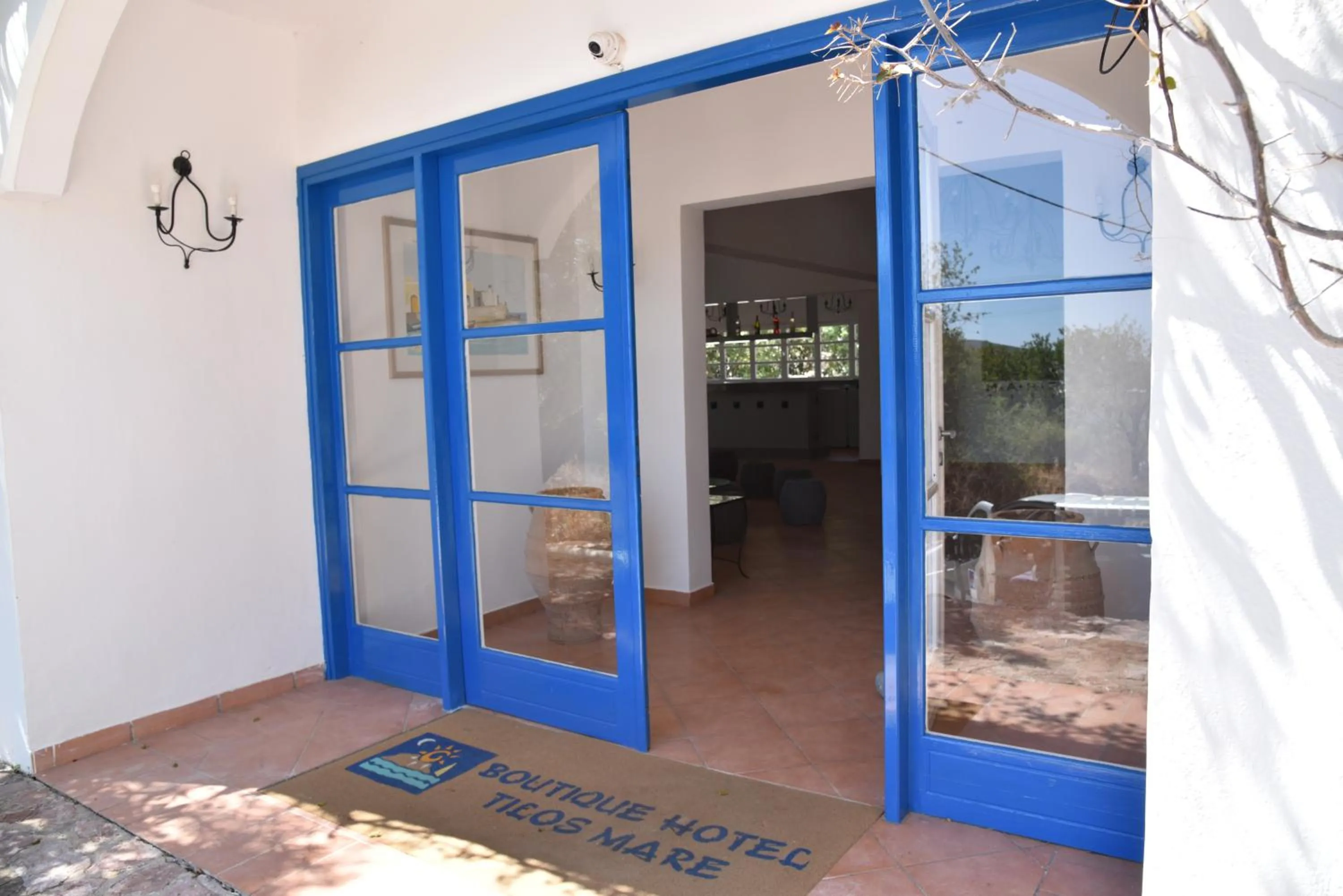 Facade/entrance in Boutique Hotel Tilos Mare