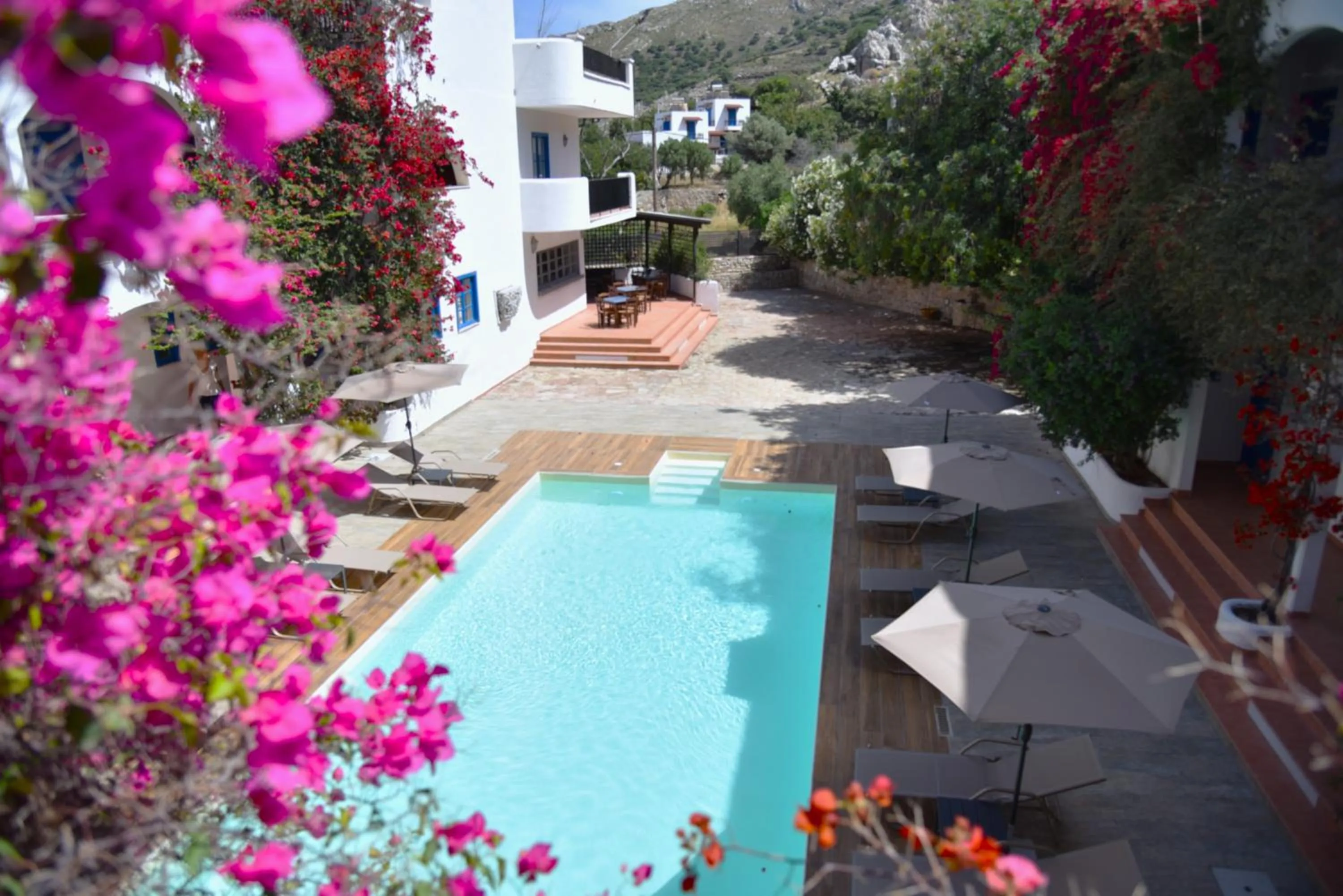 Swimming pool in Boutique Hotel Tilos Mare