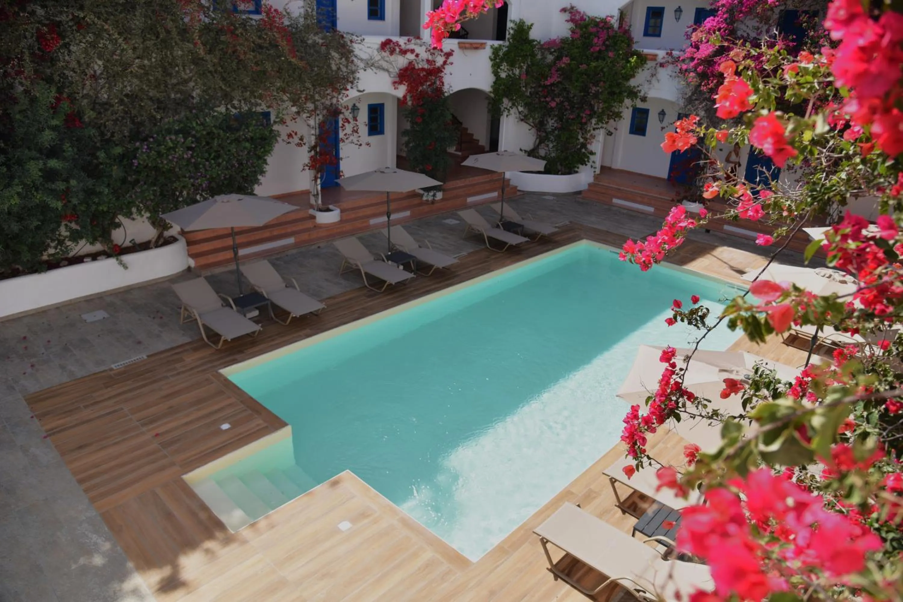 Swimming pool in Boutique Hotel Tilos Mare
