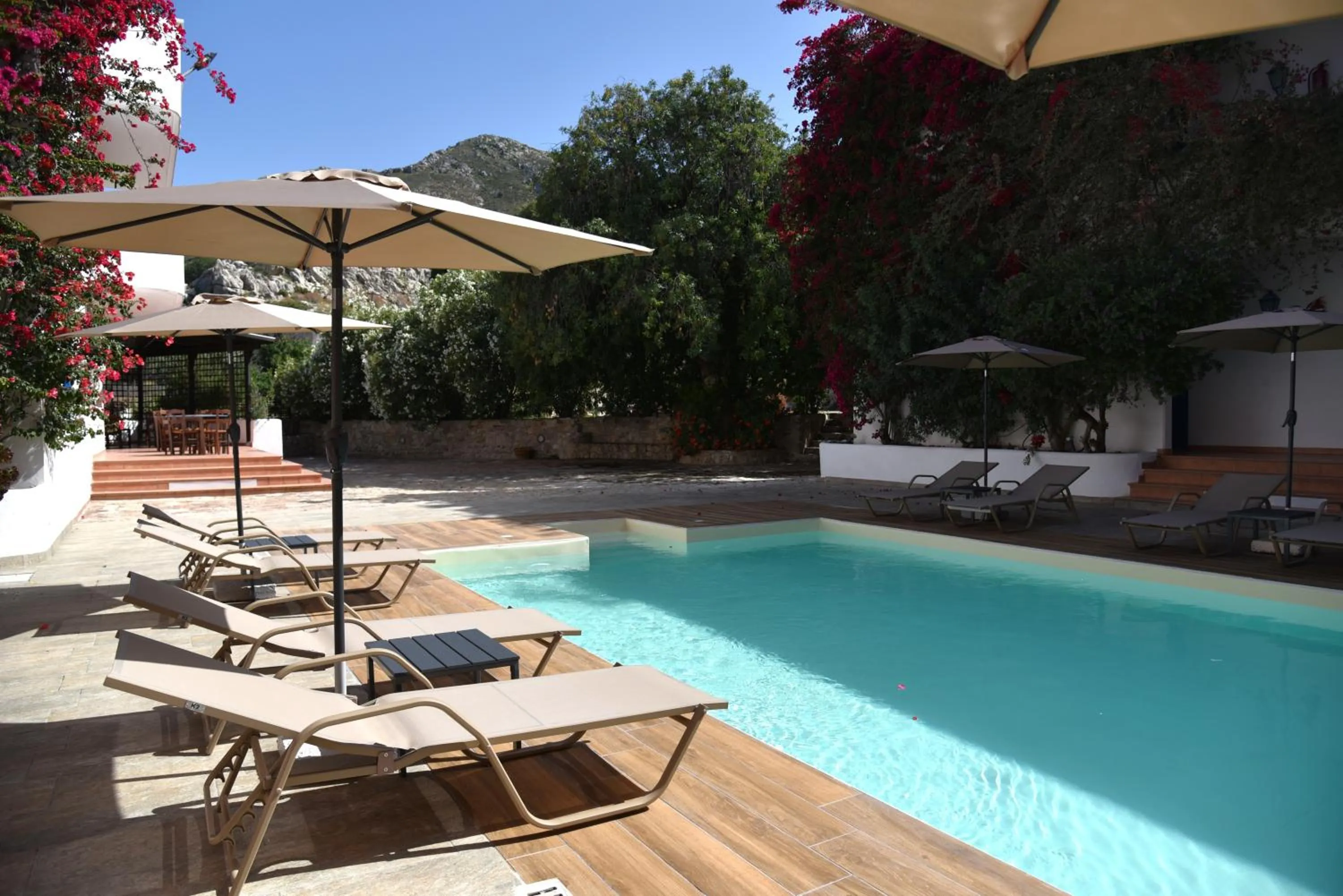 Swimming pool in Boutique Hotel Tilos Mare