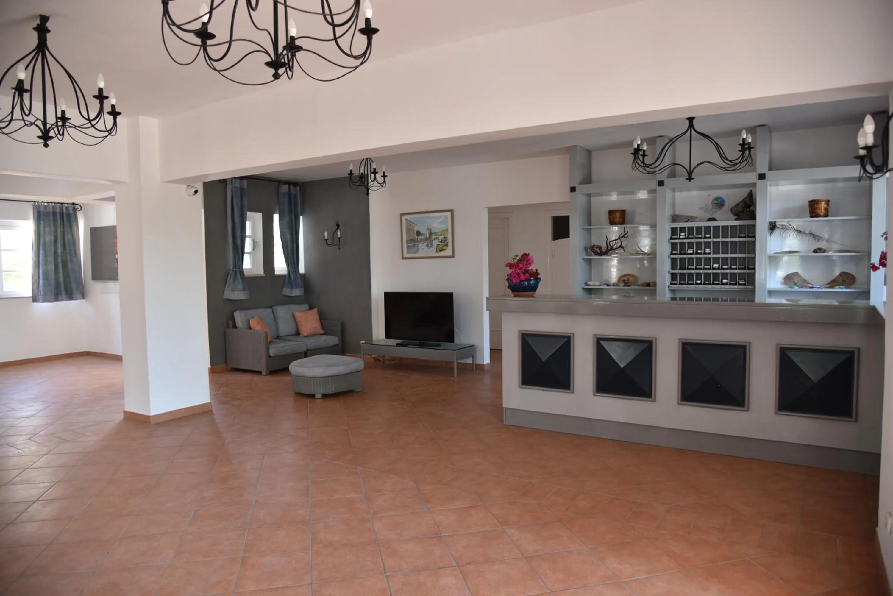 Lobby or reception in Boutique Hotel Tilos Mare