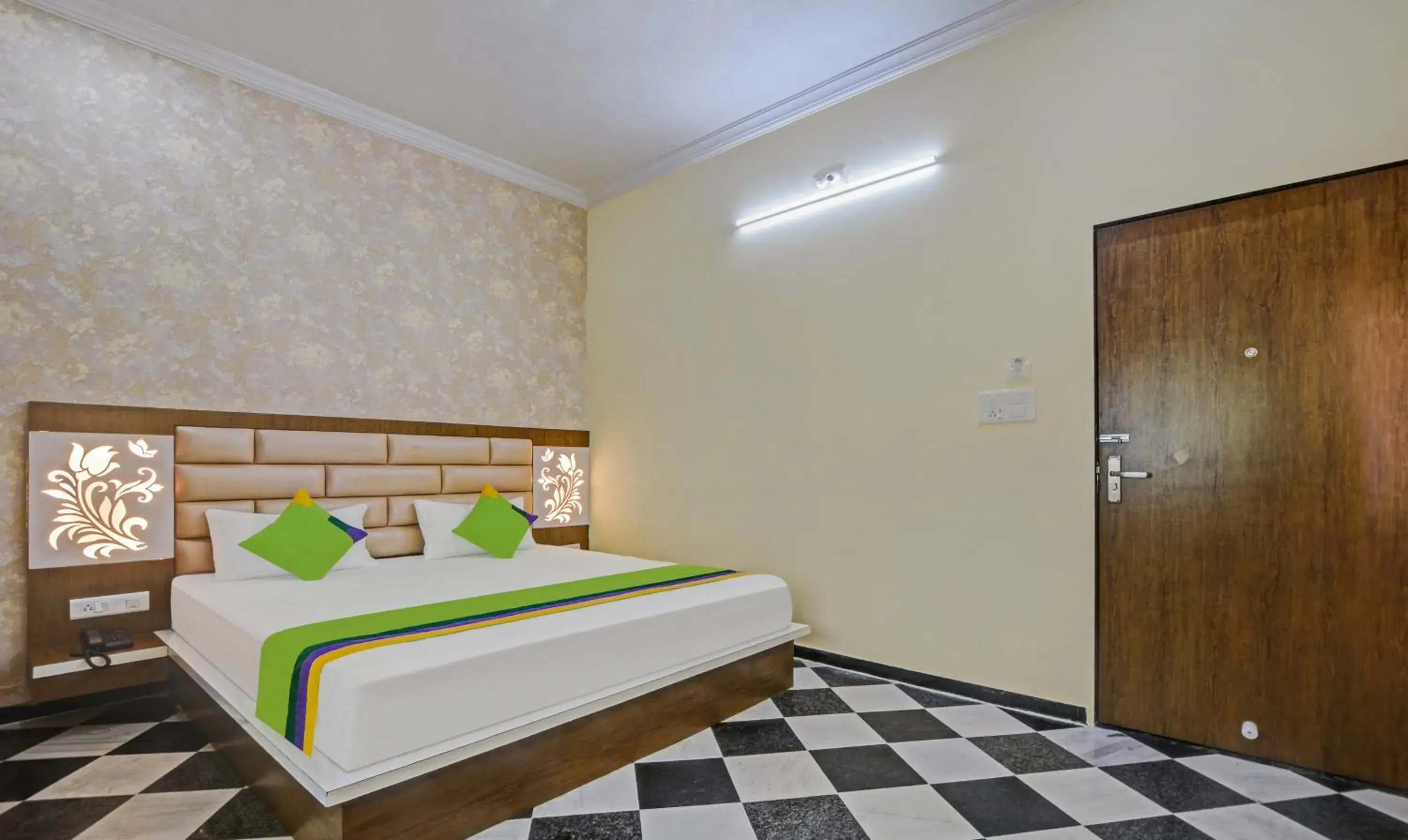 Bed in Hotel Vishvam Residency Udaipur Bed in Hotel Vishvam Residency Udaipur