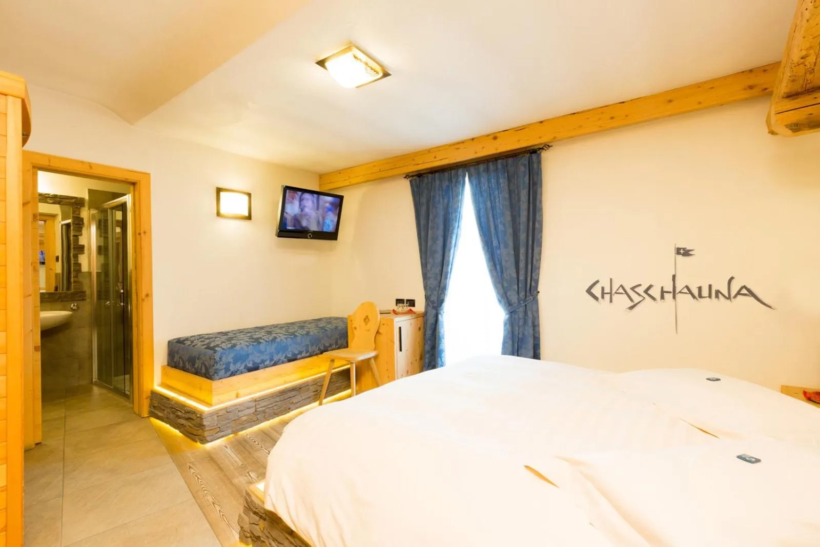 Bedroom, Bed in Hotel Pontiglia