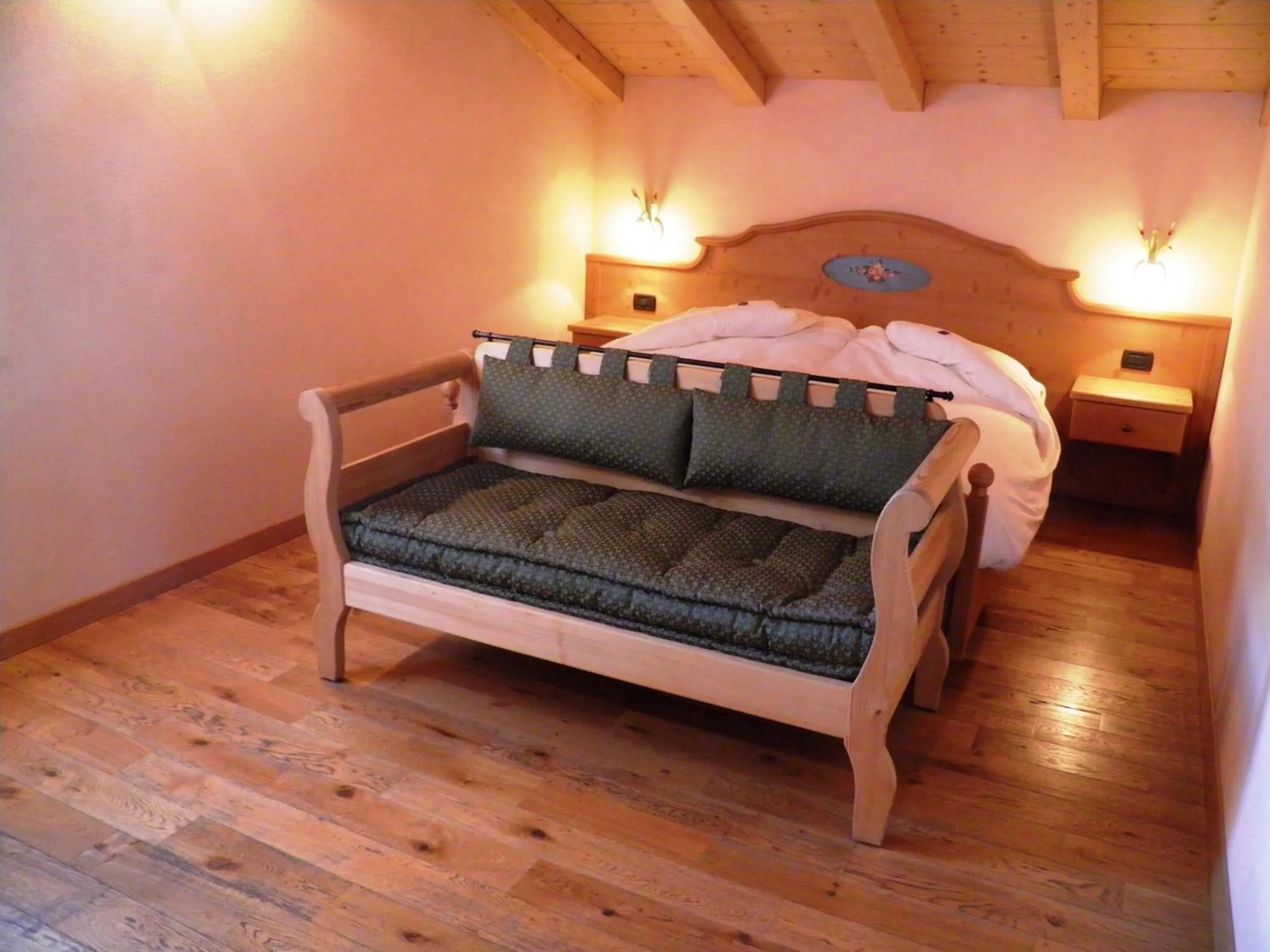 Bed in Hotel Pontiglia