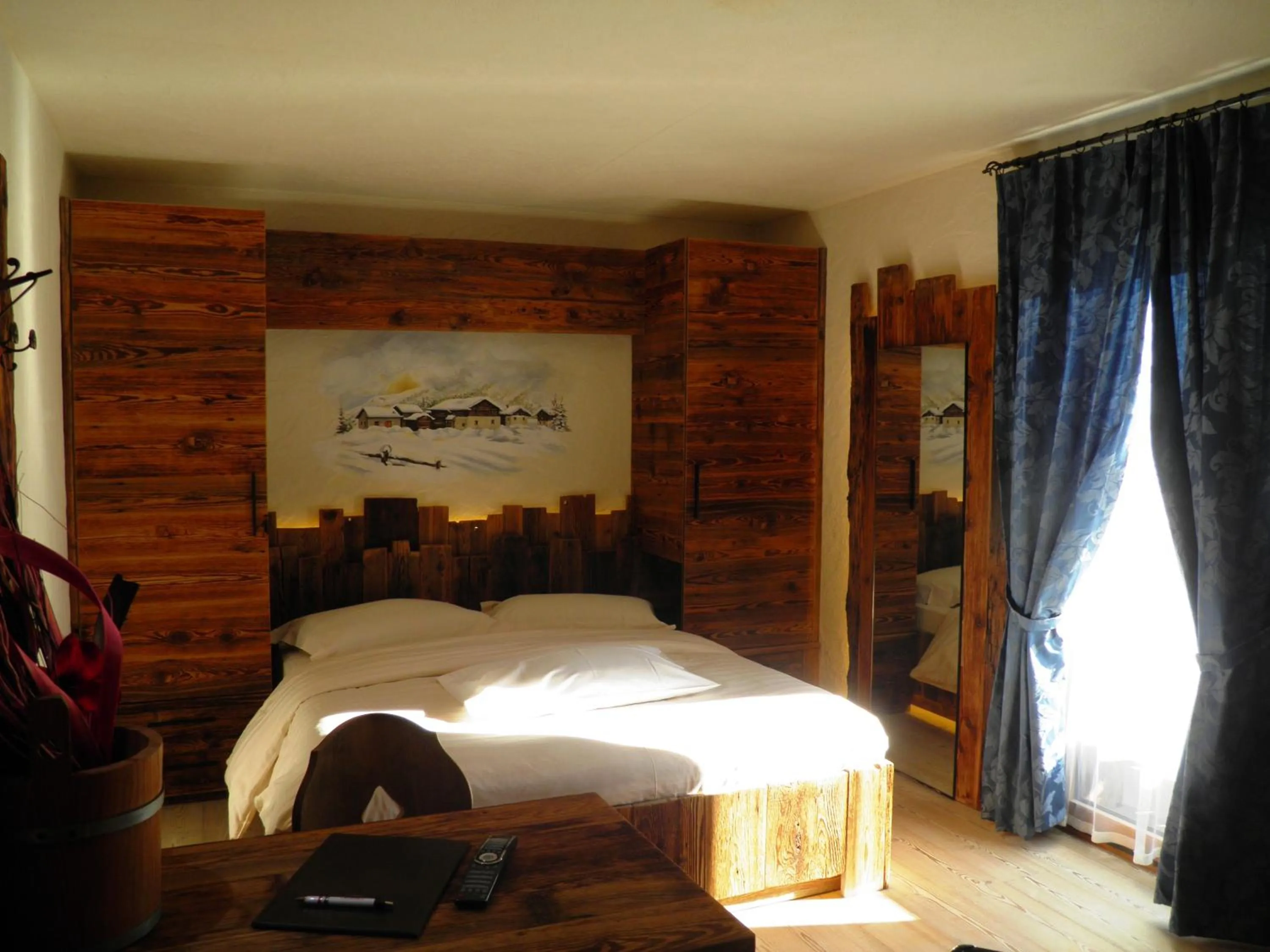 Bed in Hotel Pontiglia