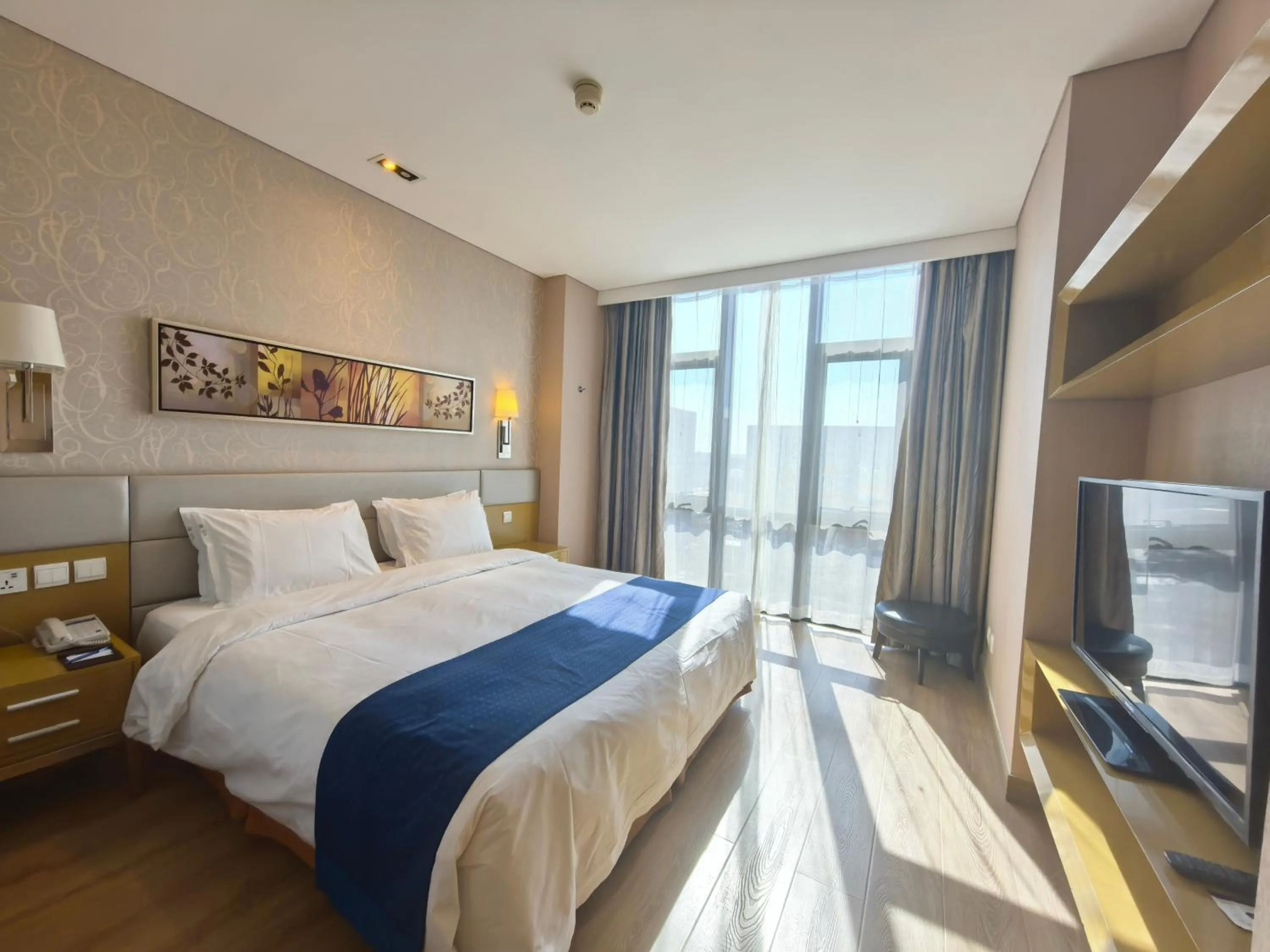 Bedroom, Bed in Holiday Inn Express Beijing Yizhuang by IHG