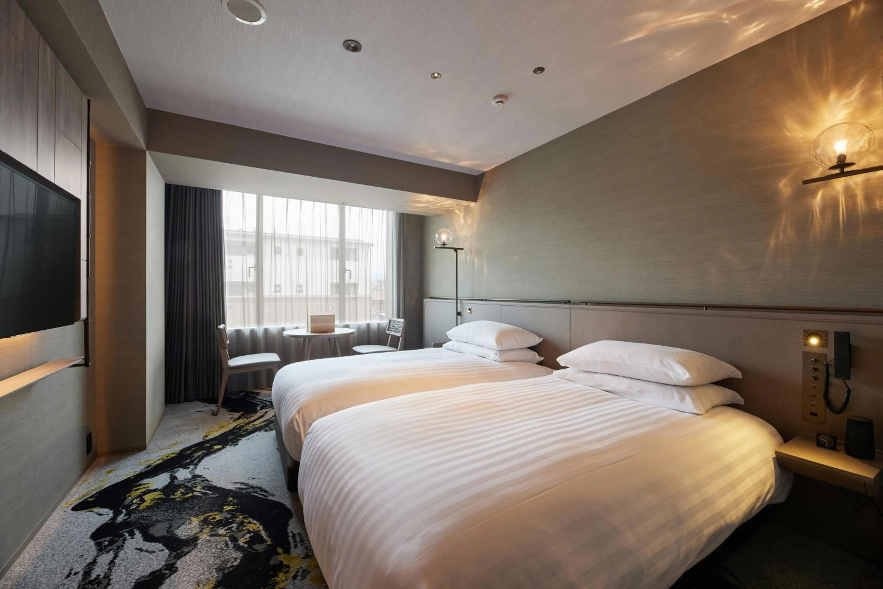 Bed in THE HOTEL HIGASHIYAMA KYOTO TOKYU, A Pan Pacific Hotel