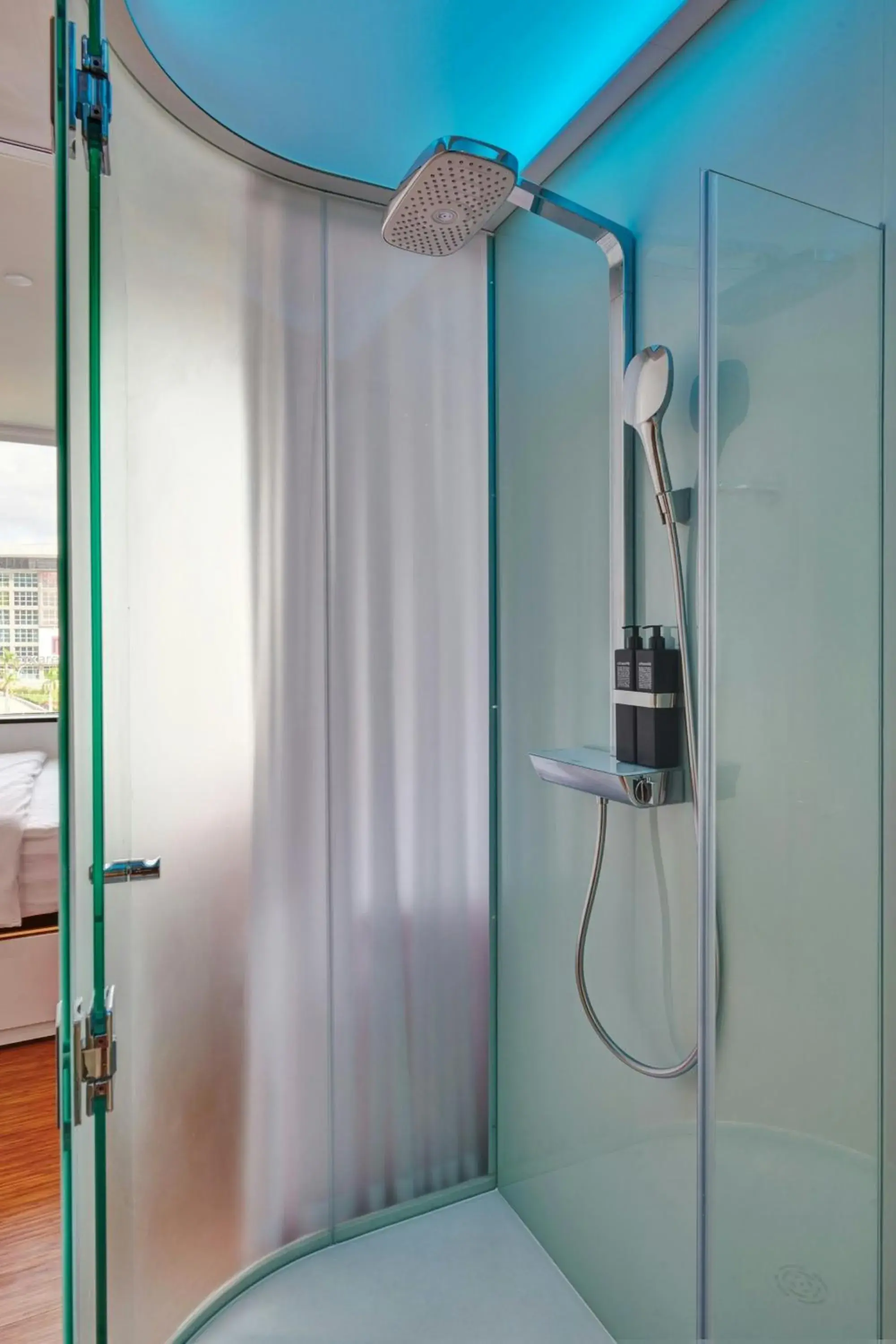 Bedroom in citizenM Miami World Center Bedroom in citizenM Miami World Center