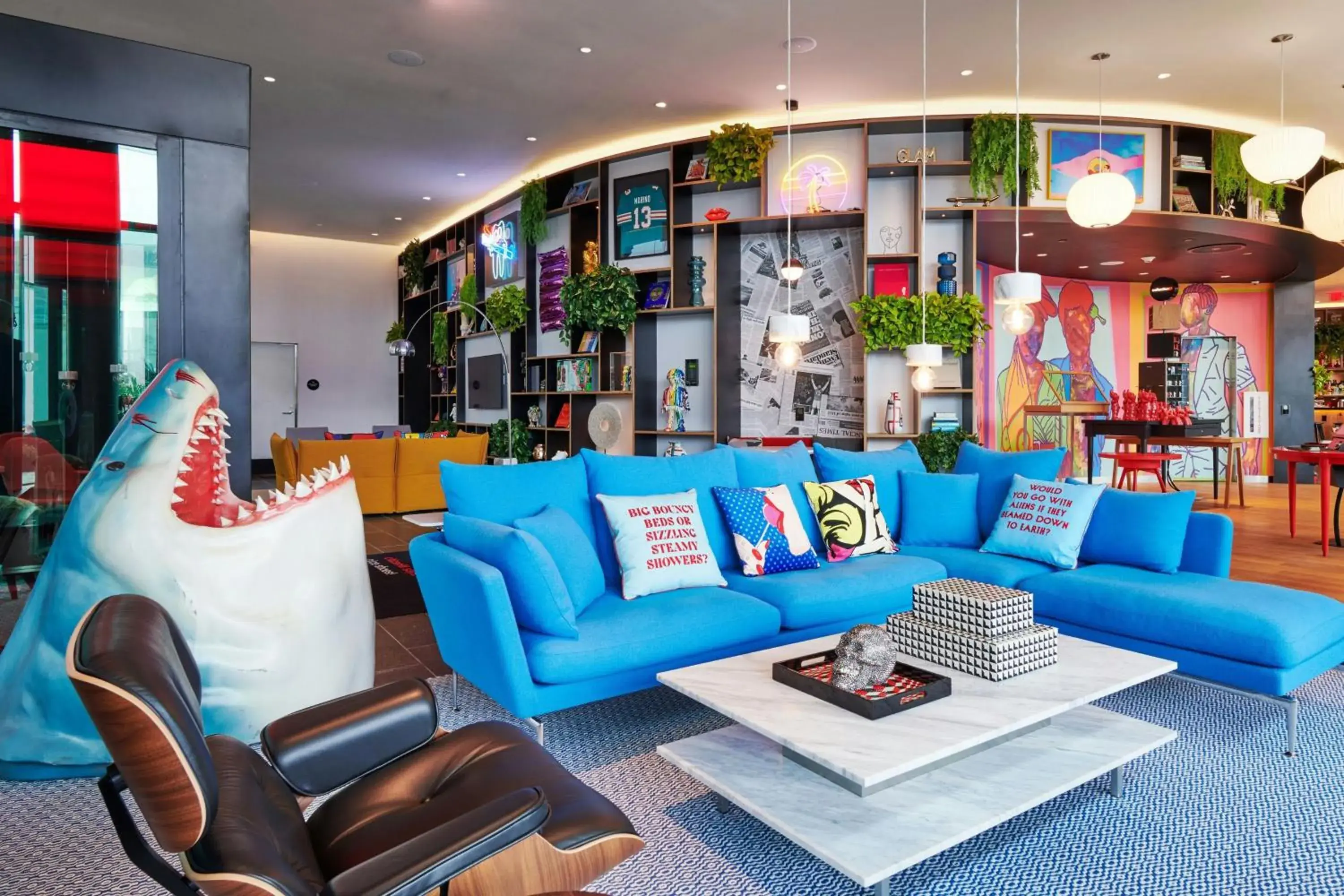 Lobby or reception in citizenM Miami World Center Lobby or reception in citizenM Miami World Center