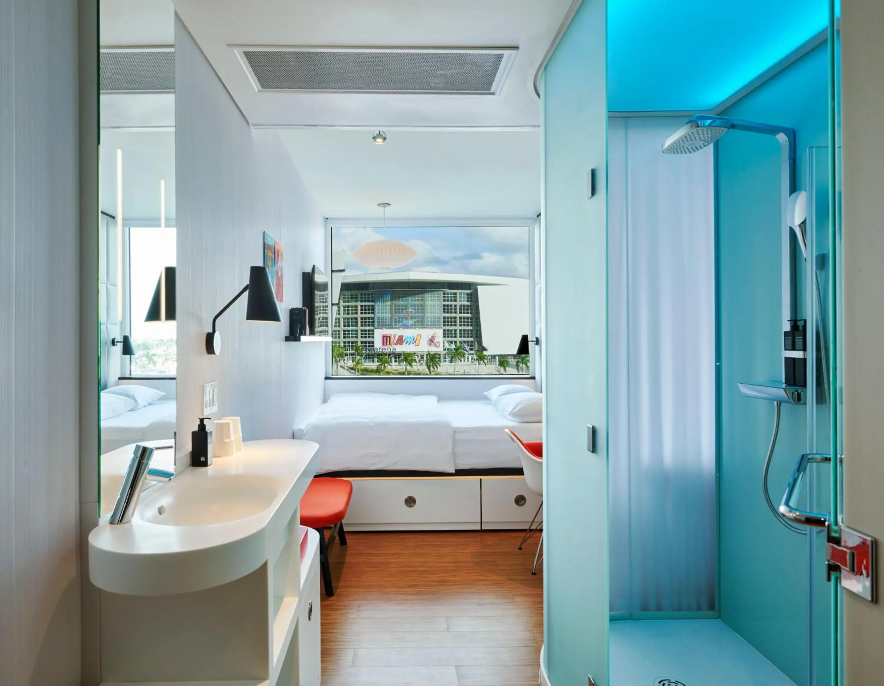 Bedroom, Bed in citizenM Miami World Center Bedroom, Bed in citizenM Miami World Center