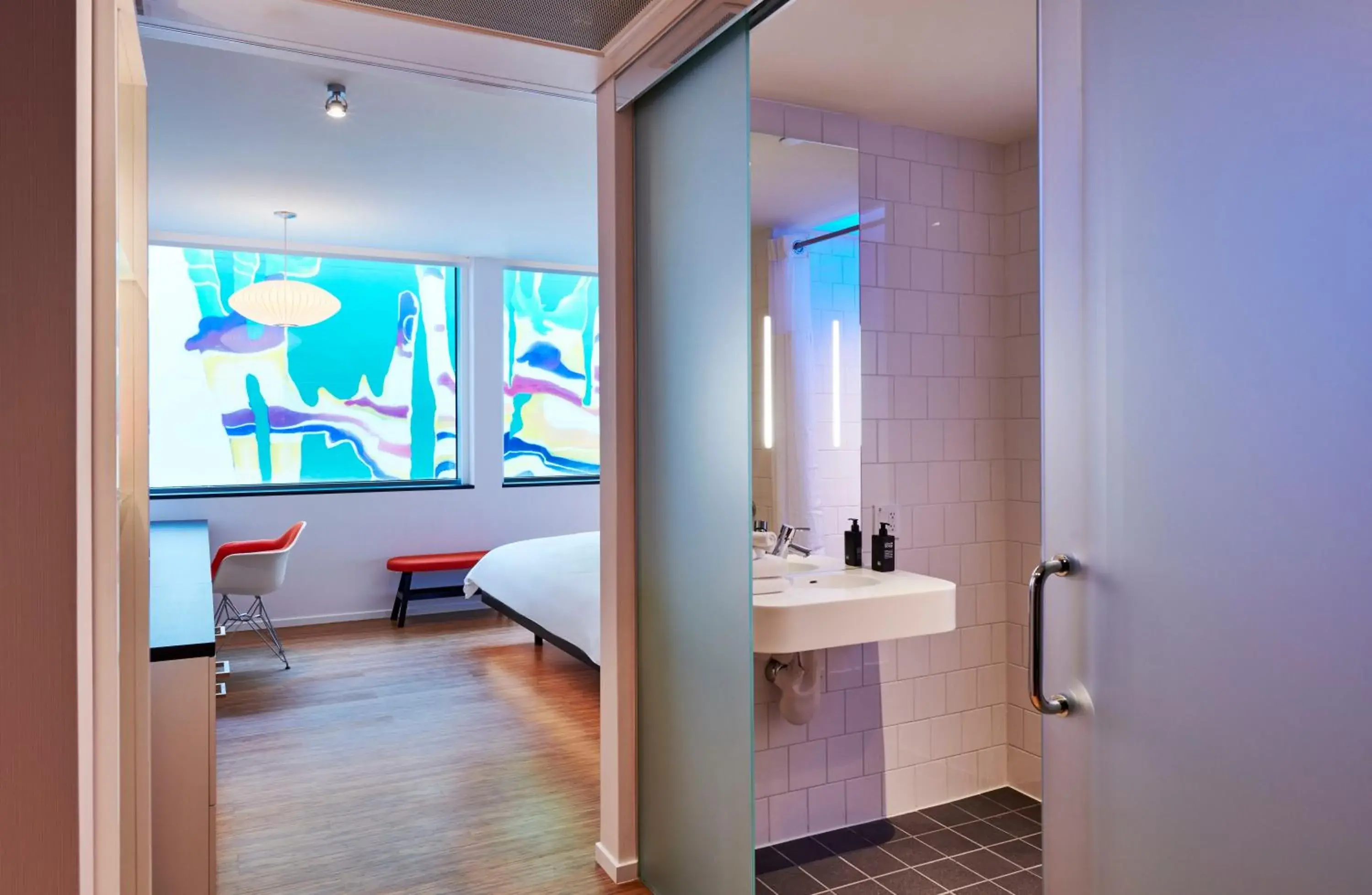 Bedroom in citizenM Miami World Center Bedroom in citizenM Miami World Center