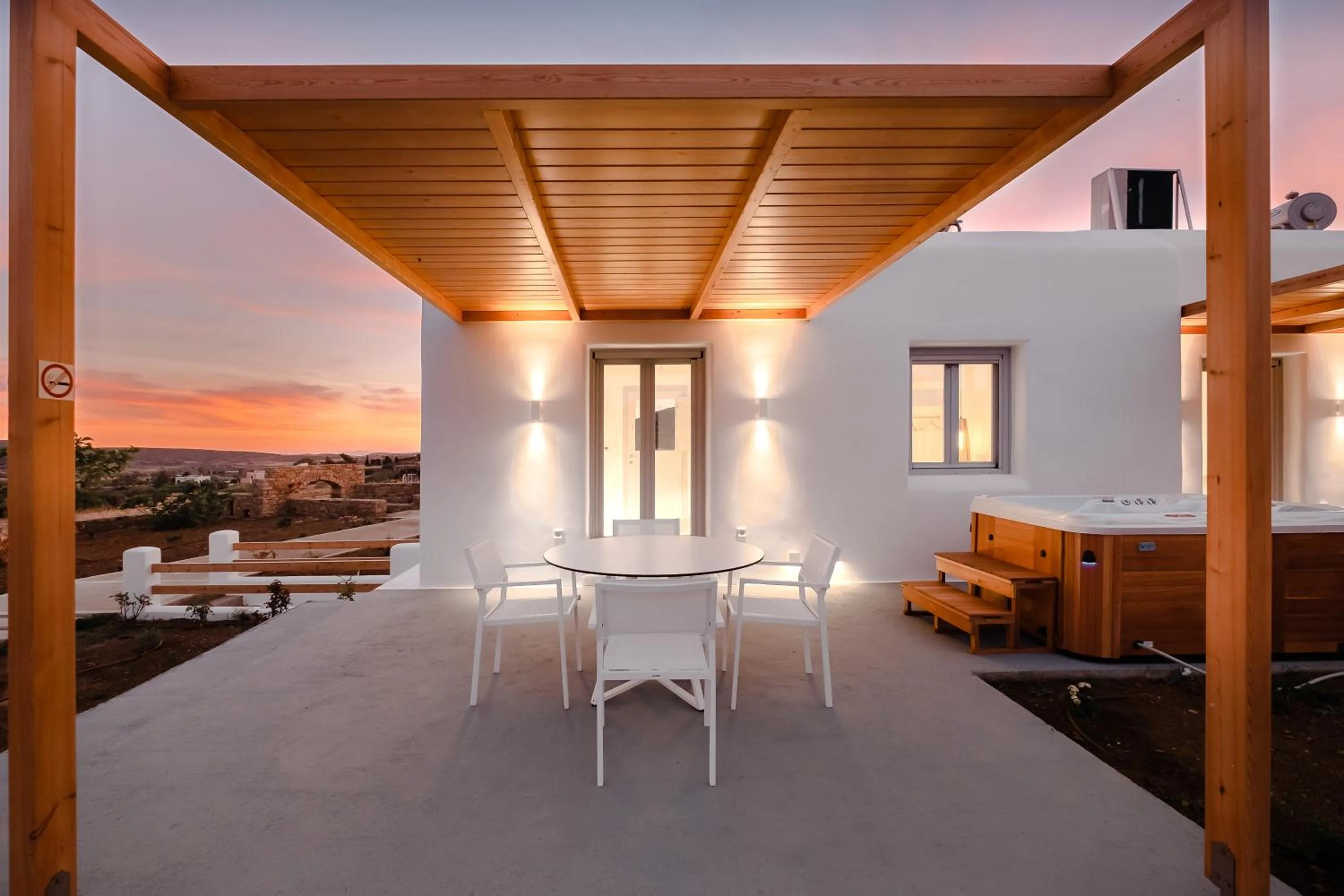 Property building in Xerolithos Natural Living