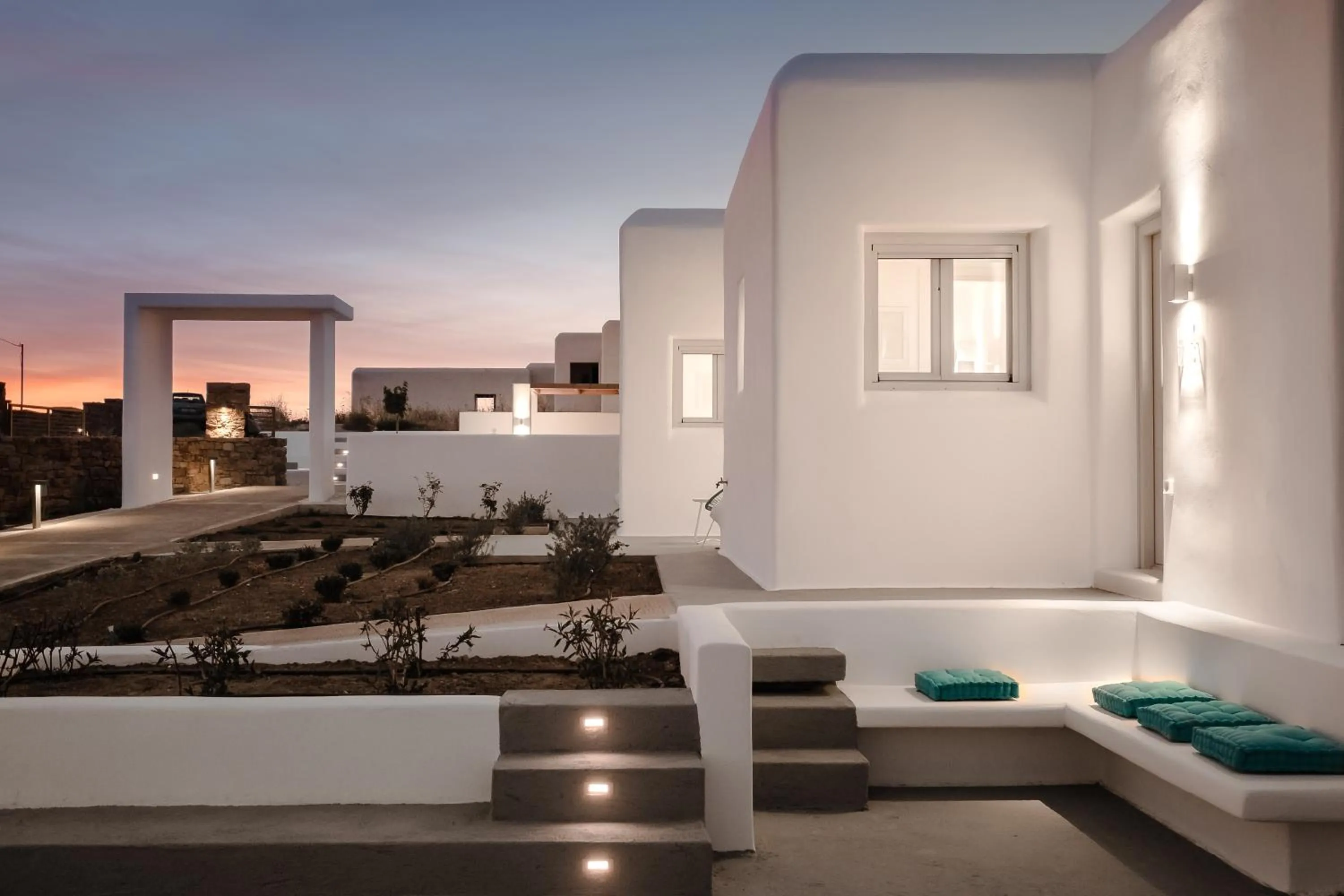 Property building in Xerolithos Natural Living