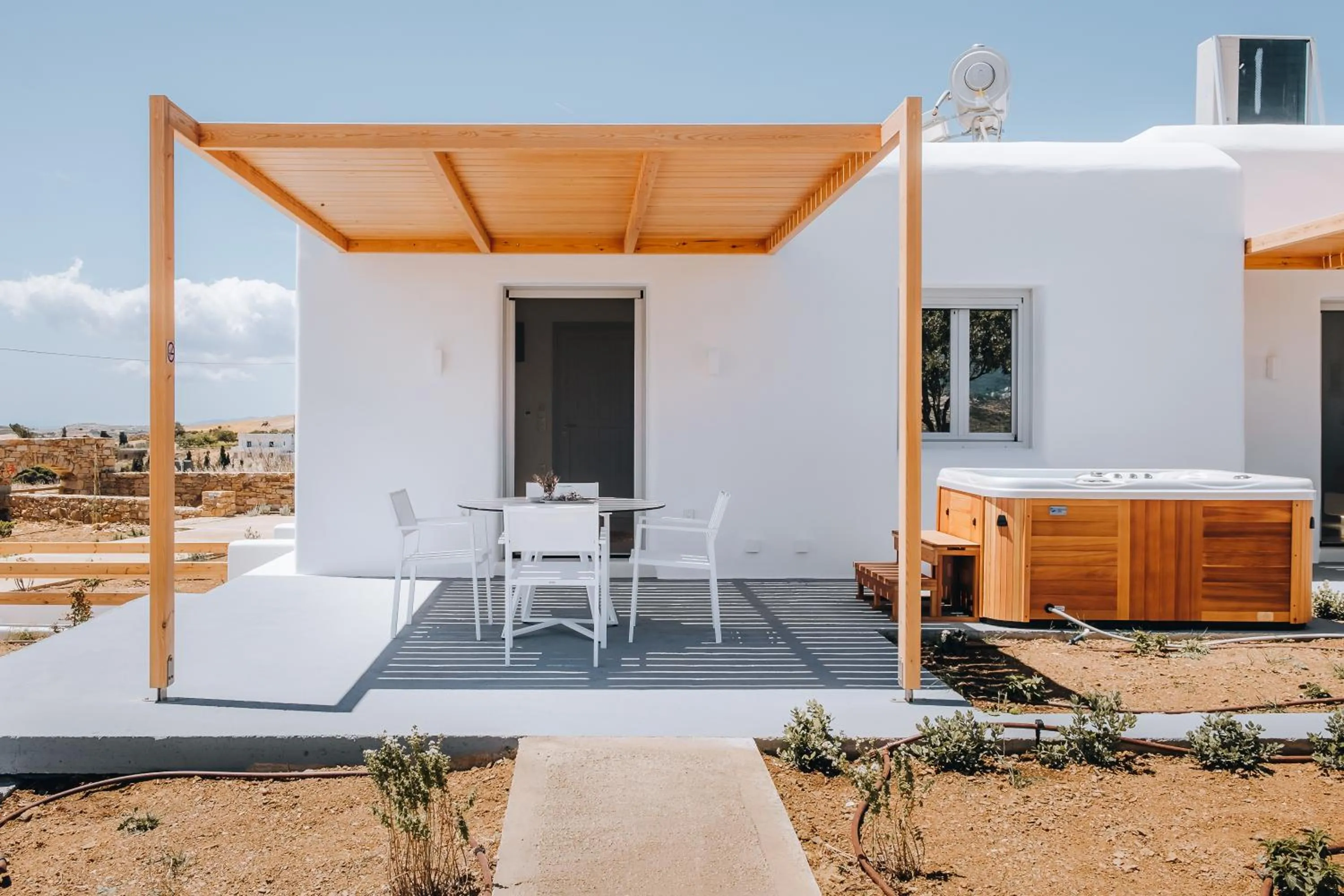 Property building in Xerolithos Natural Living