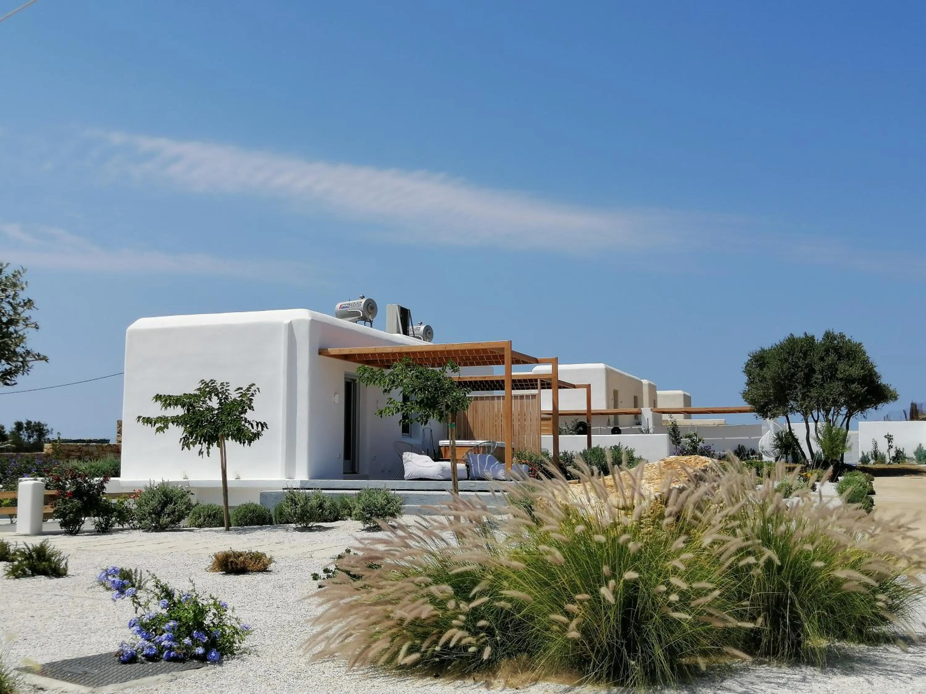 Property building in Xerolithos Natural Living