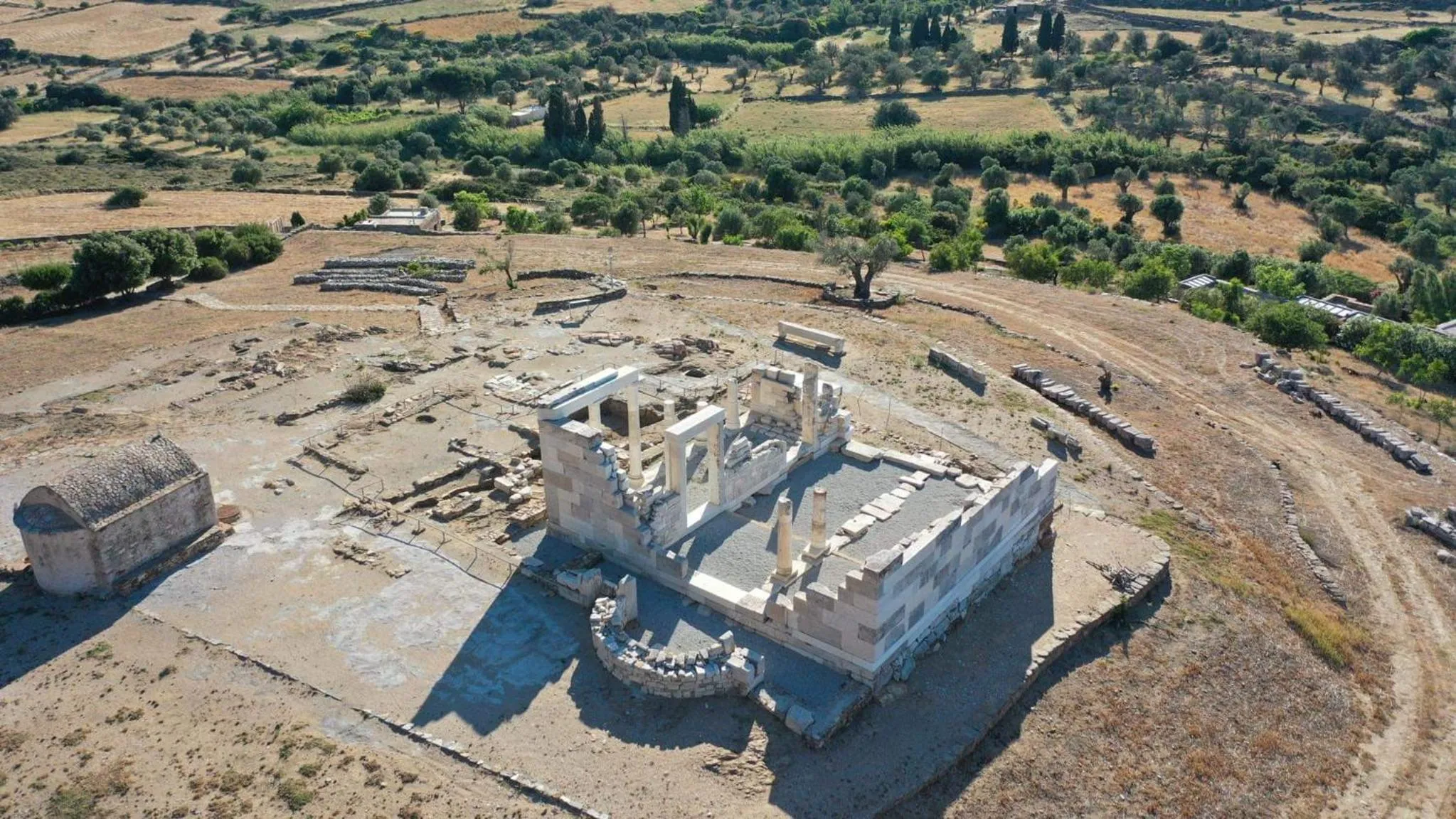 Natural landscape in Xerolithos Natural Living