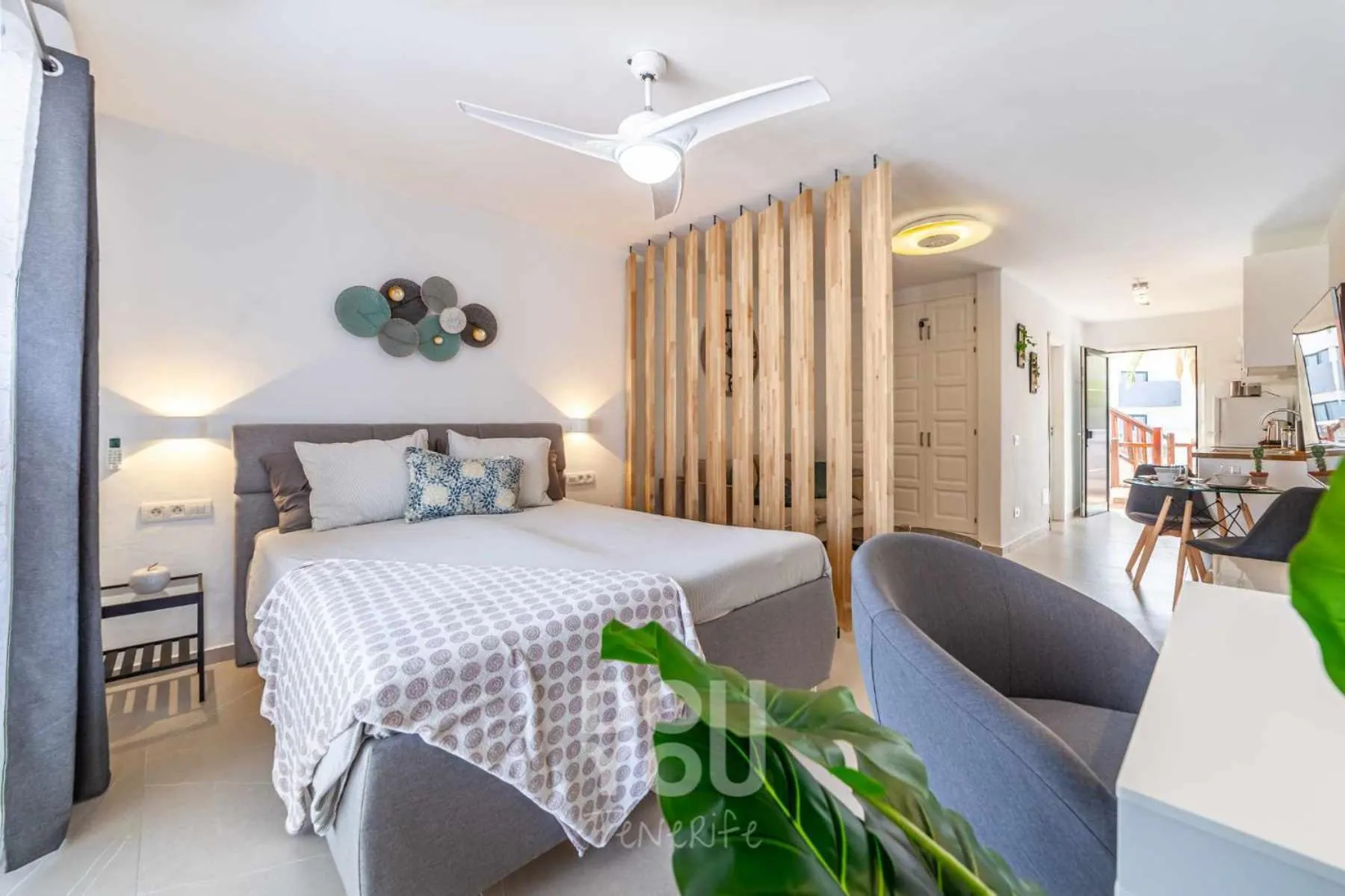 Bed in Apartment Paraiso Royal