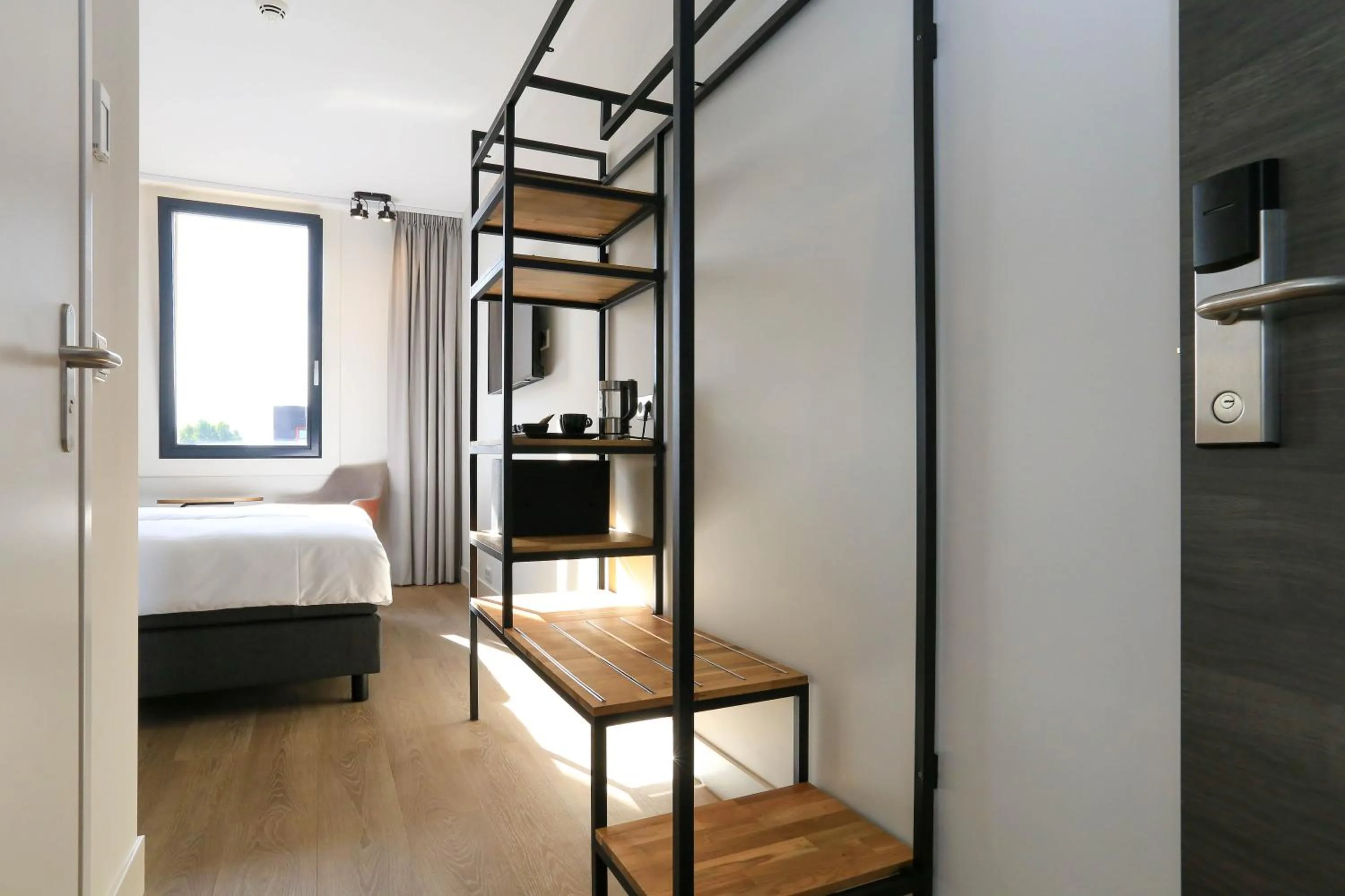 Bedroom, Bed in Fletcher Hotel Rotterdam-Airport