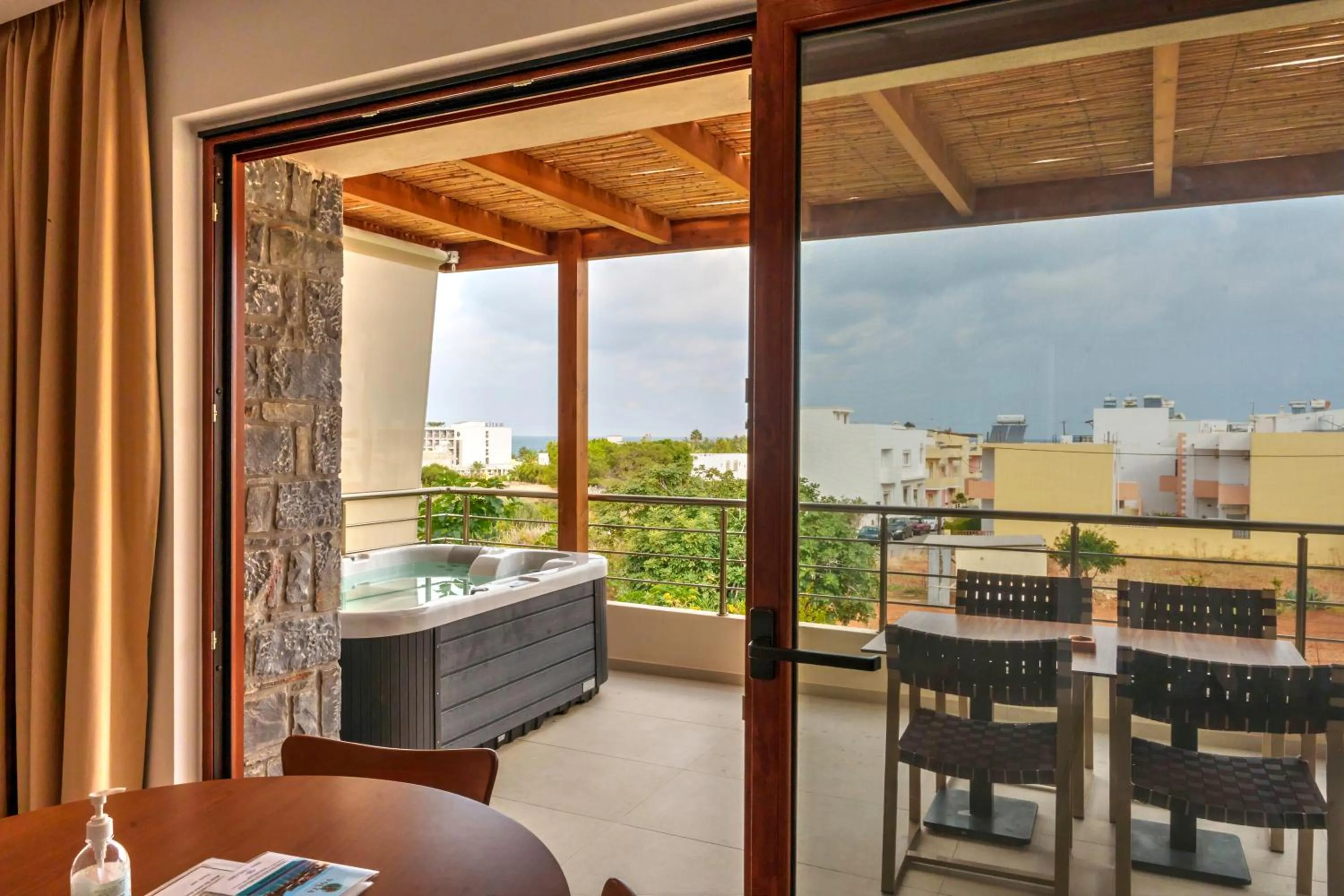 Hot Tub in Volta Suites and Villas