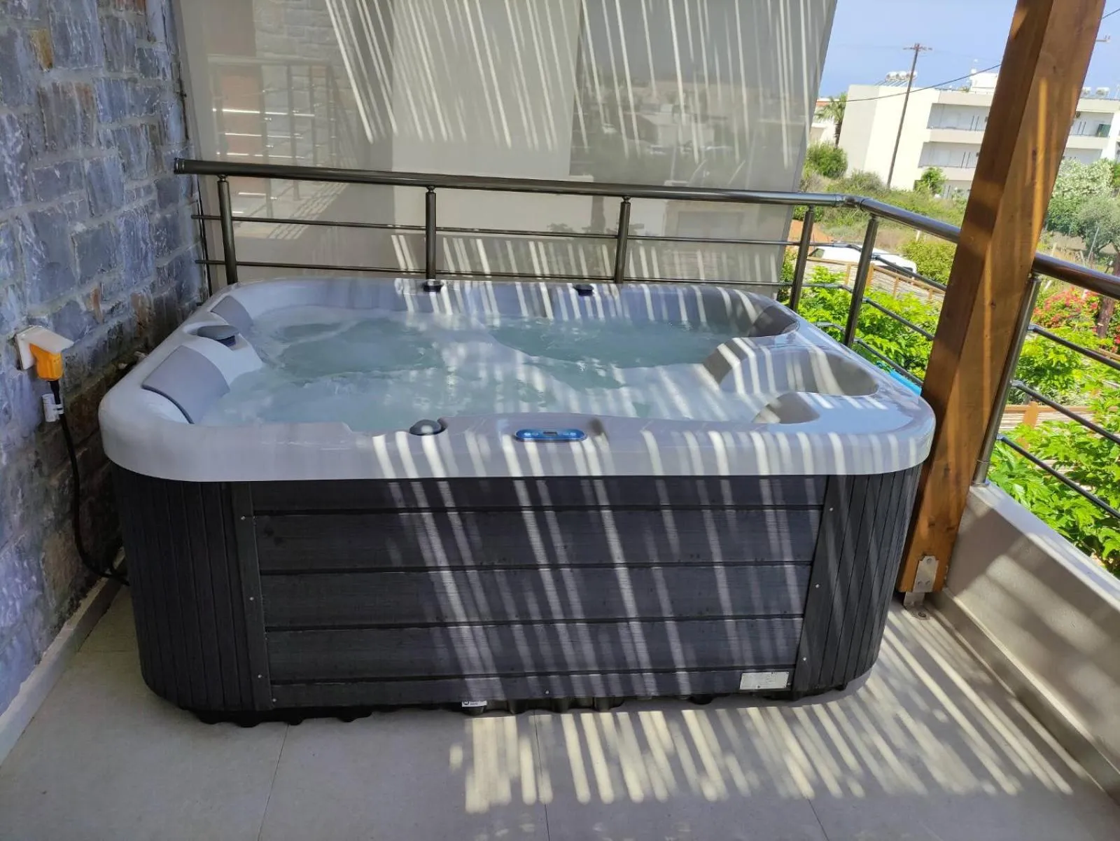 Hot Tub in Volta Suites and Villas