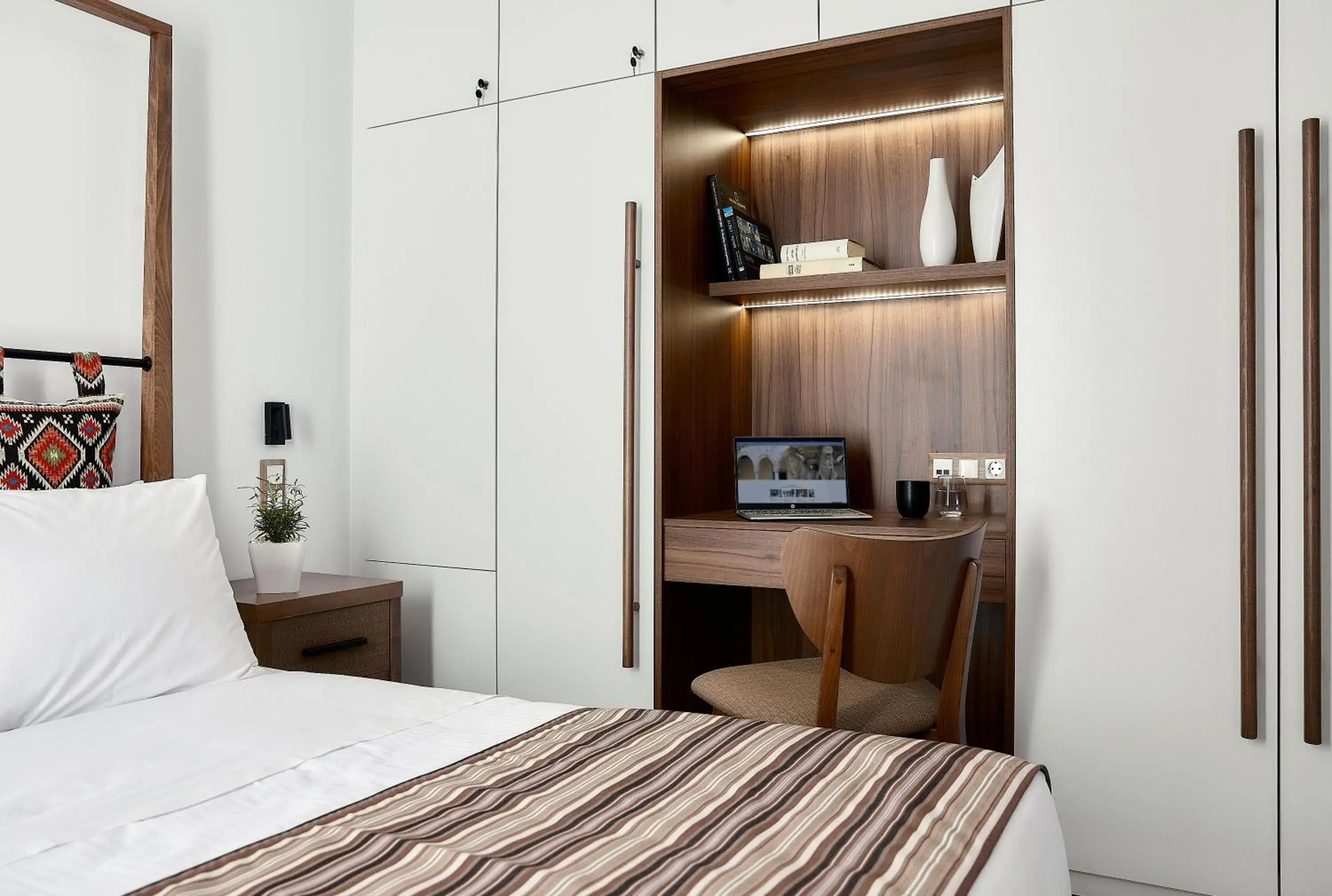 Bed in Volta Suites and Villas Bed in Volta Suites and Villas