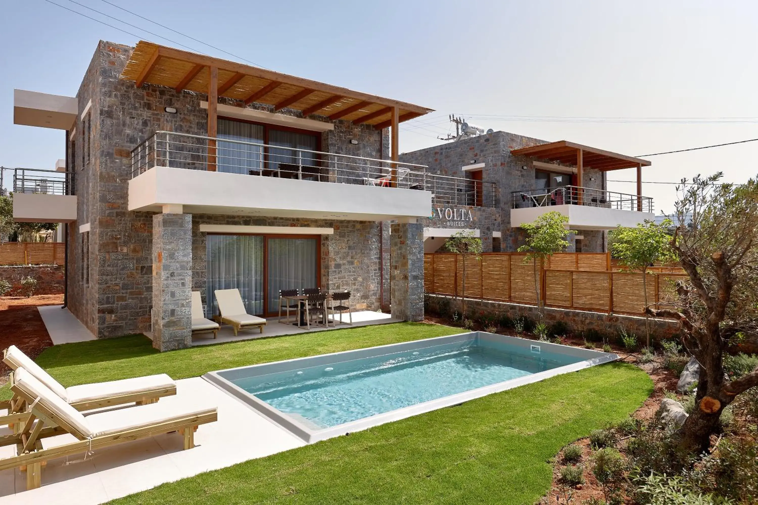 Pool view in Volta Suites and Villas Pool view in Volta Suites and Villas