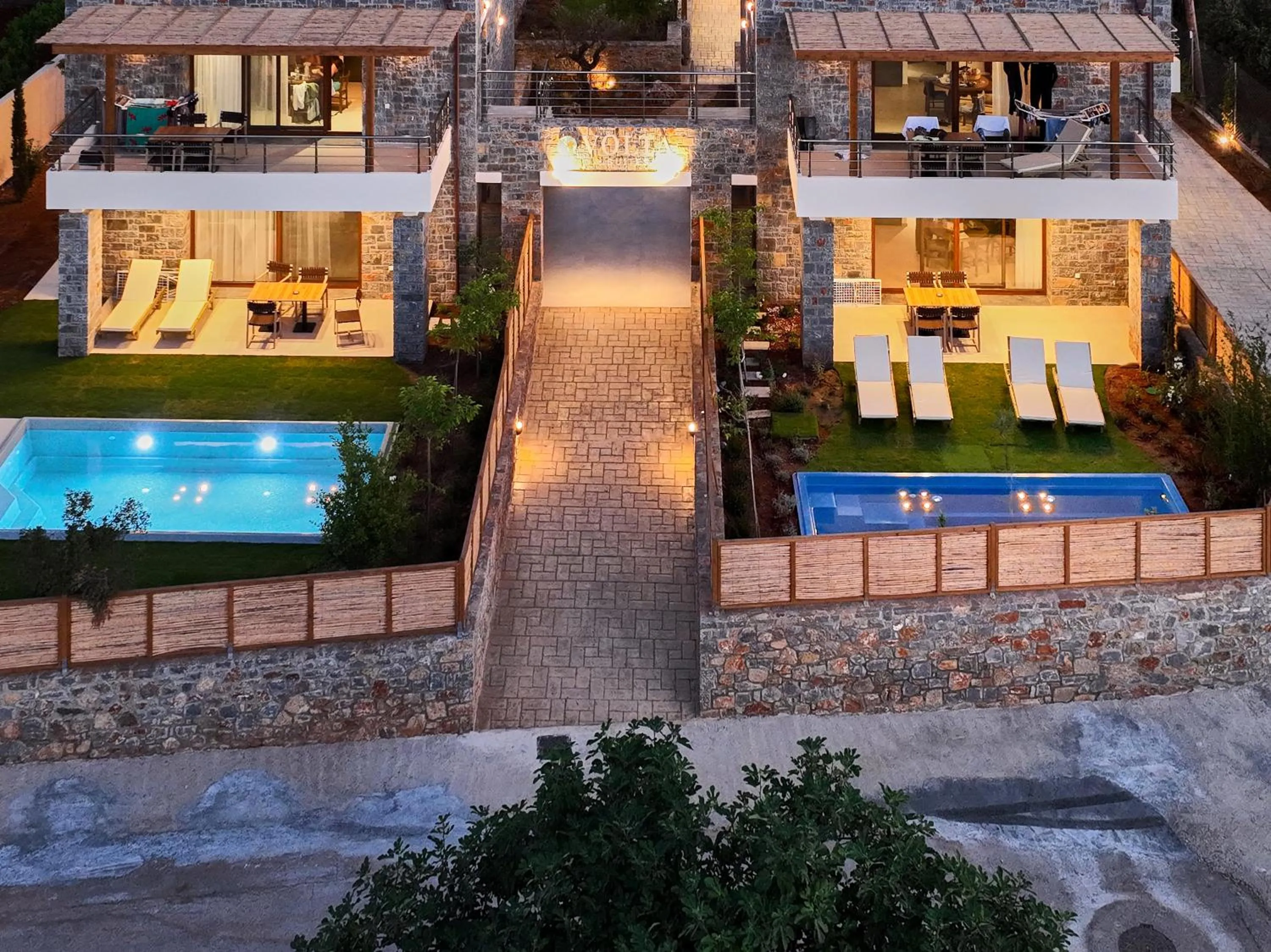 Property building in Volta Suites and Villas