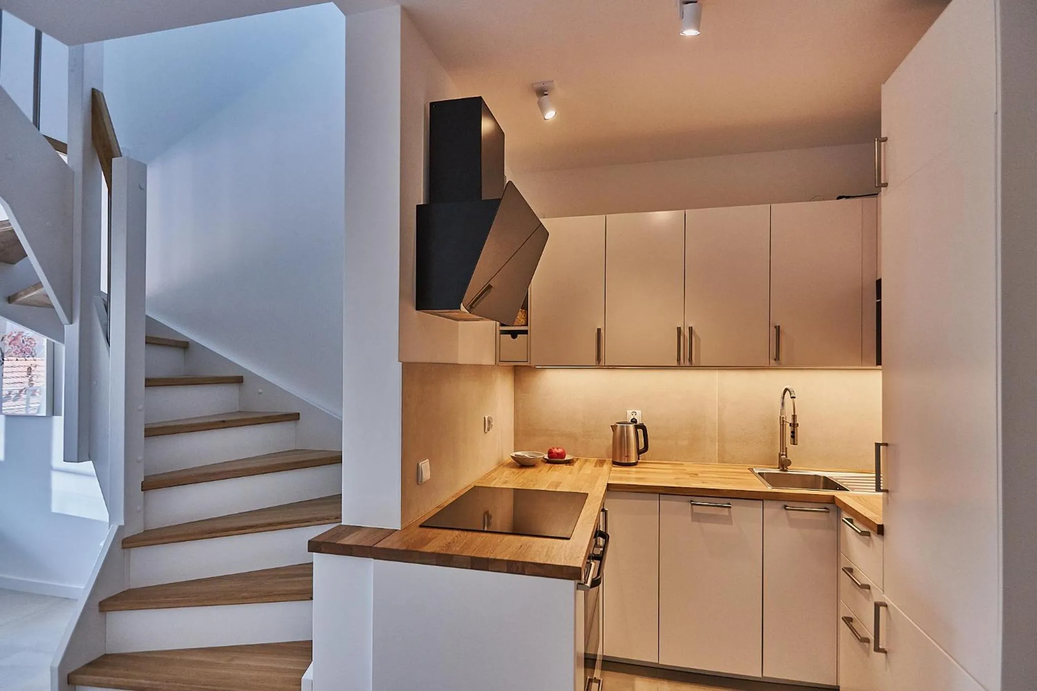Kitchen or kitchenette in Apartamenty Świnoujście - Kormoran