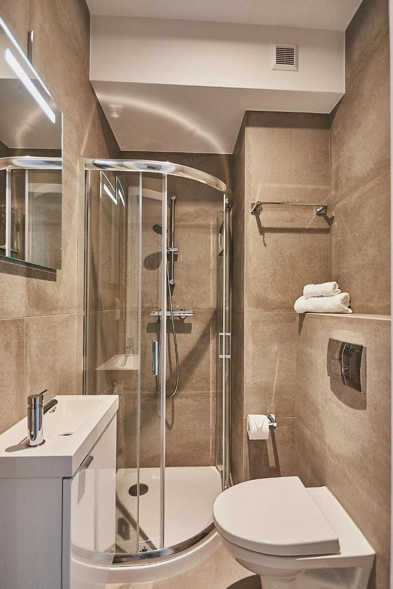 Shower in Apartamenty Świnoujście - Kormoran