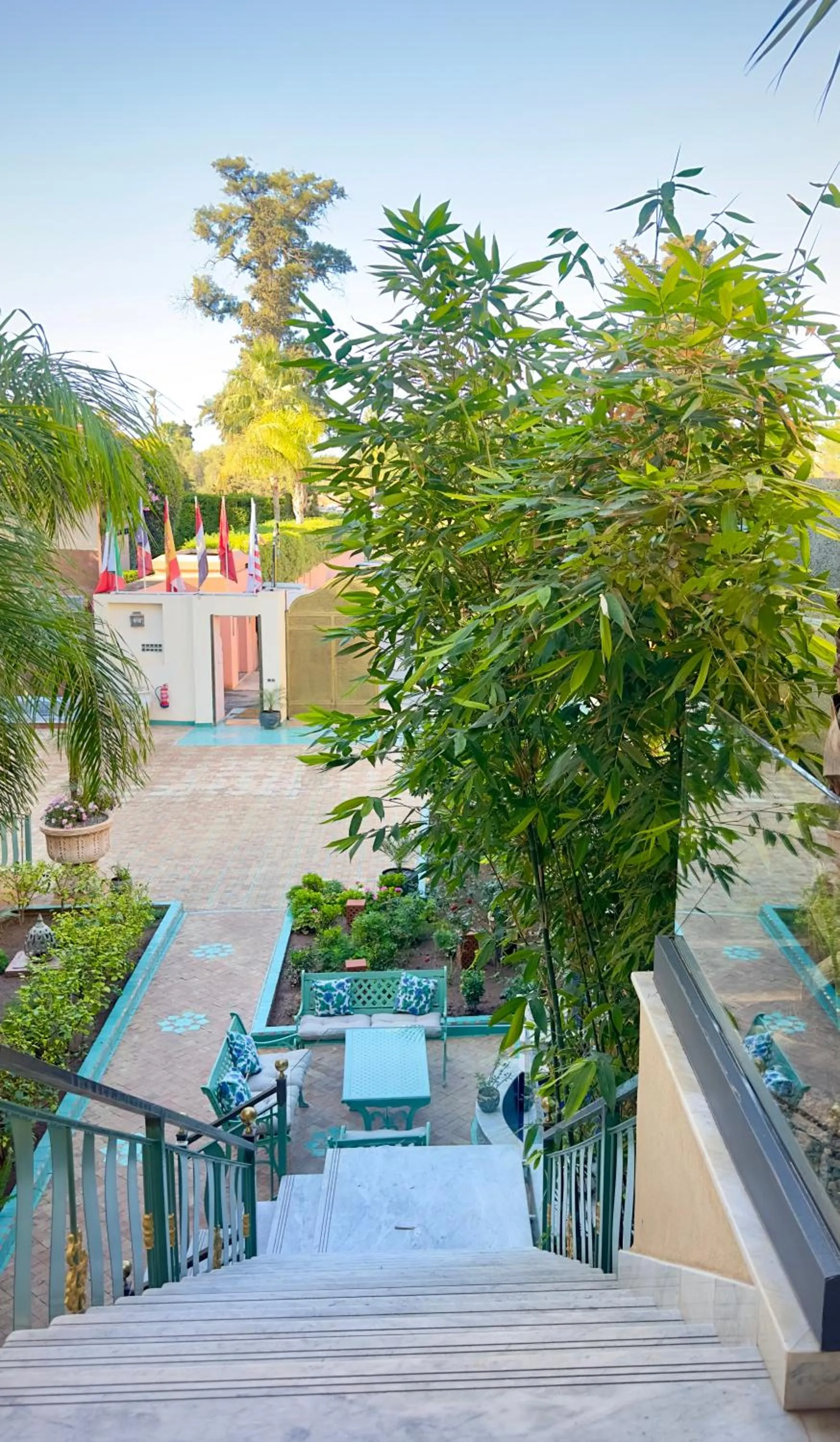 Garden view in Sillage Palace Sky & Spa