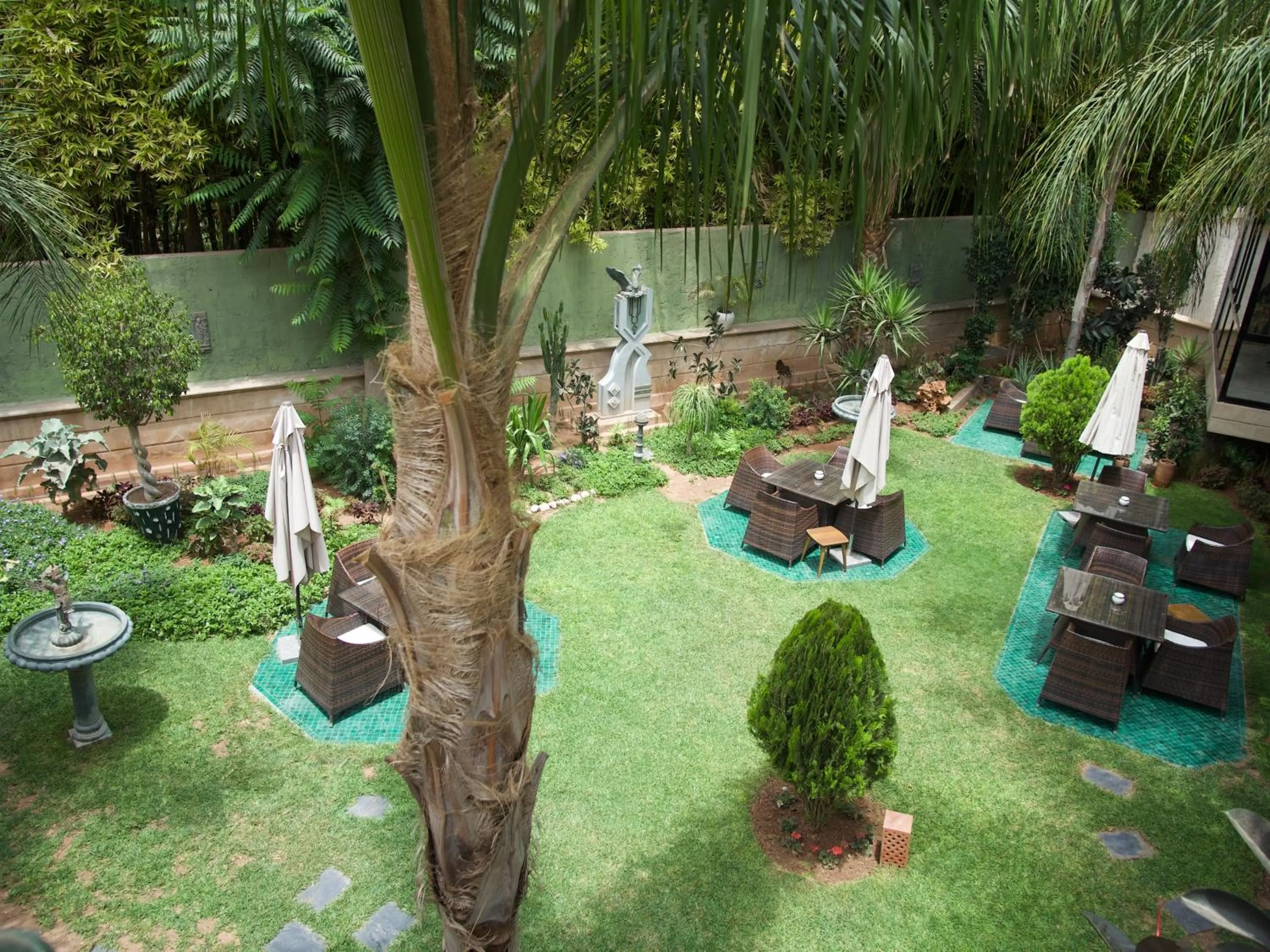 Garden in Sillage Palace Sky & Spa