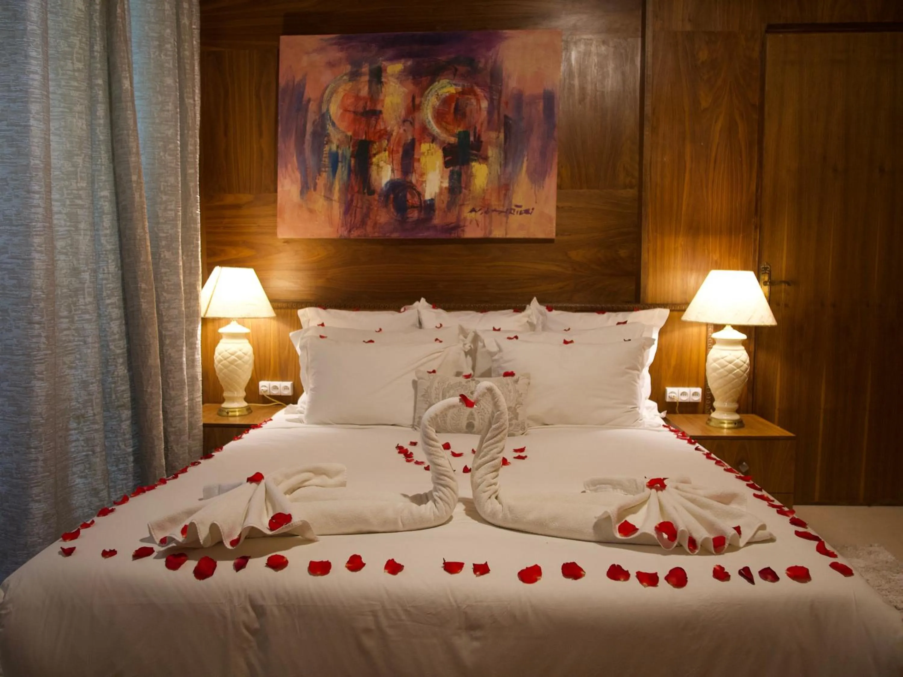 Bed in Sillage Palace Sky & Spa