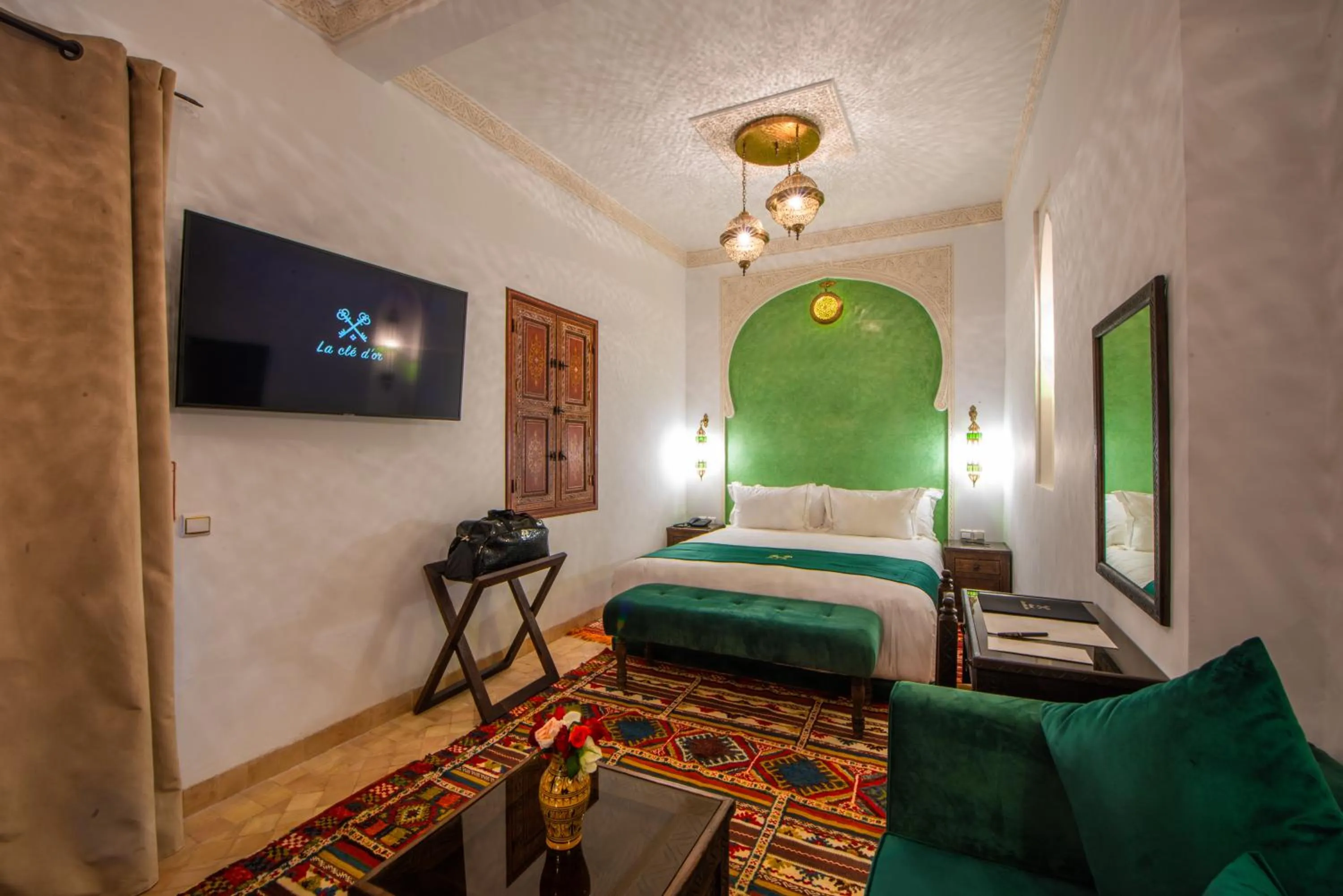 Bed in Riad la clé d'or & spa