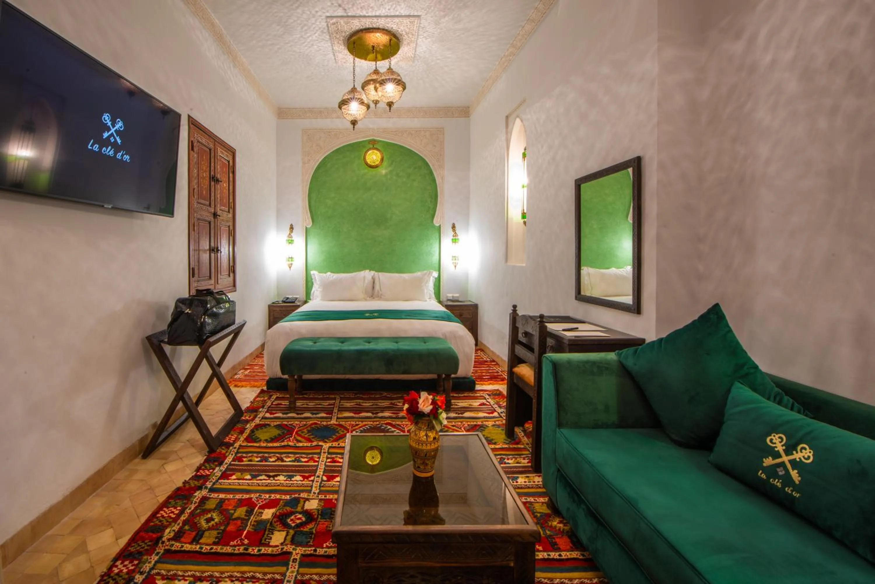 Bed in Riad la clé d'or & spa